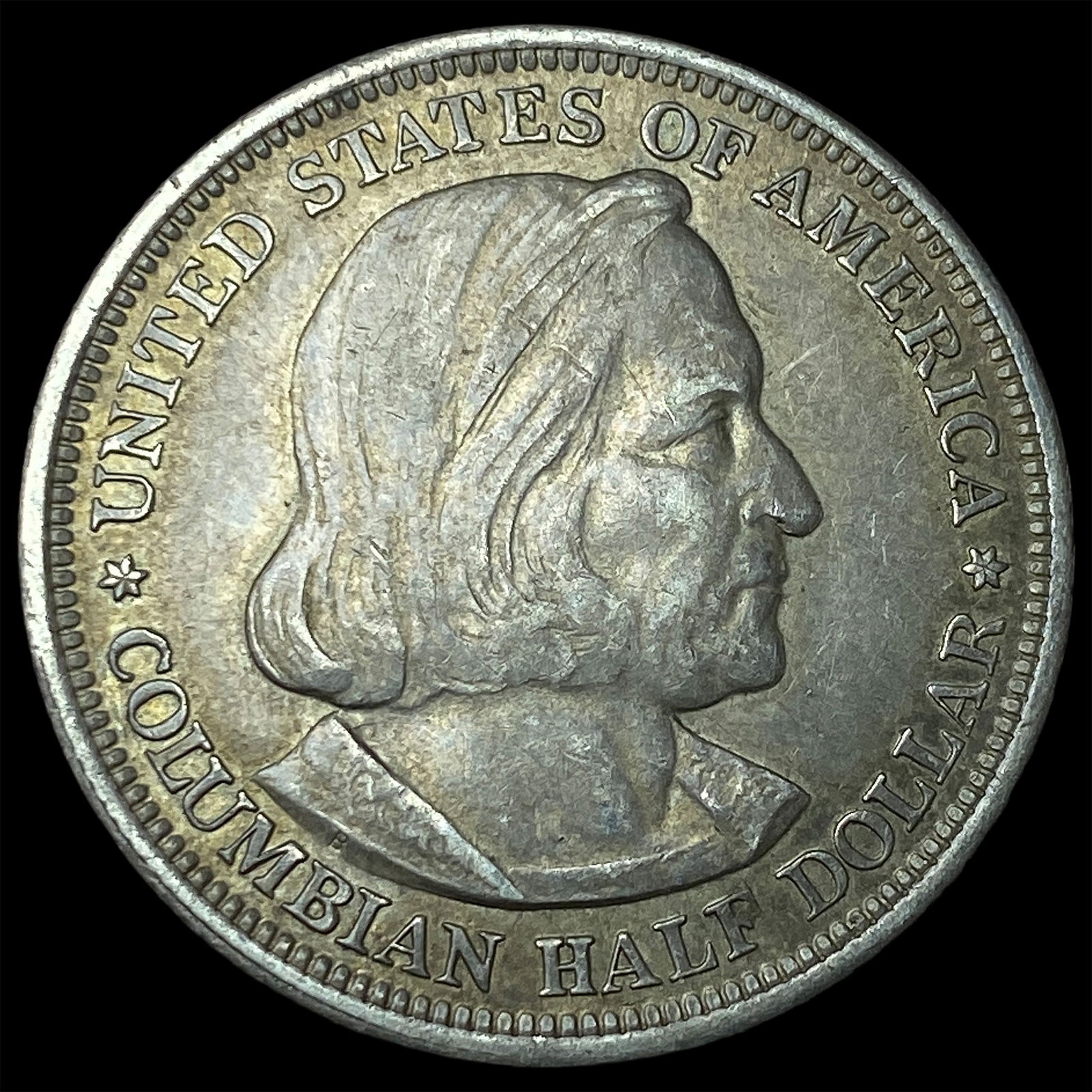 1893 Silver Columbian Half Dollar NEARLY UNCIRCULATED (1 of 2)
