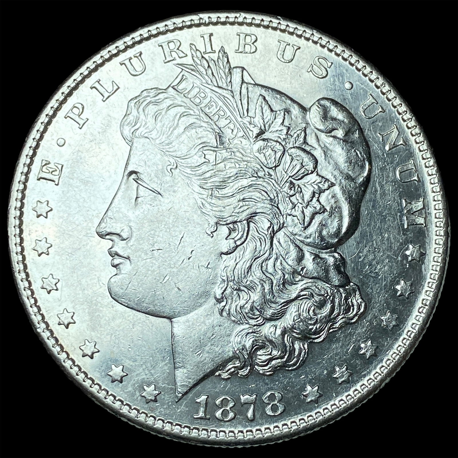 1878 Silver Morgan Dollar CHOICE AU: 1878 Silver Morgan Dollar CHOICE AU