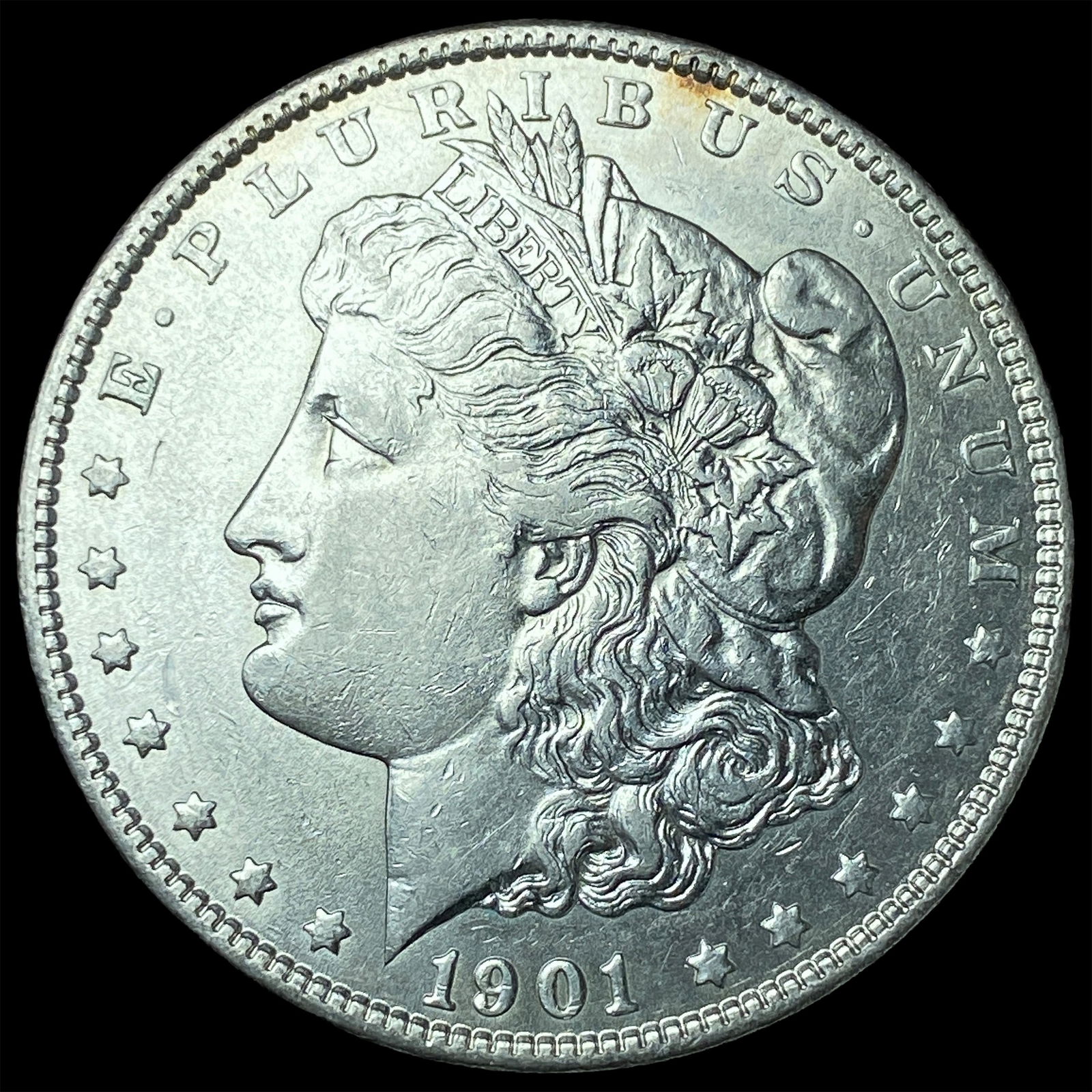 1901 Morgan Silver Dollar CLOSELY UNCIRCULATED: 1901 Morgan Silver Dollar CLOSELY UNCIRCULATED