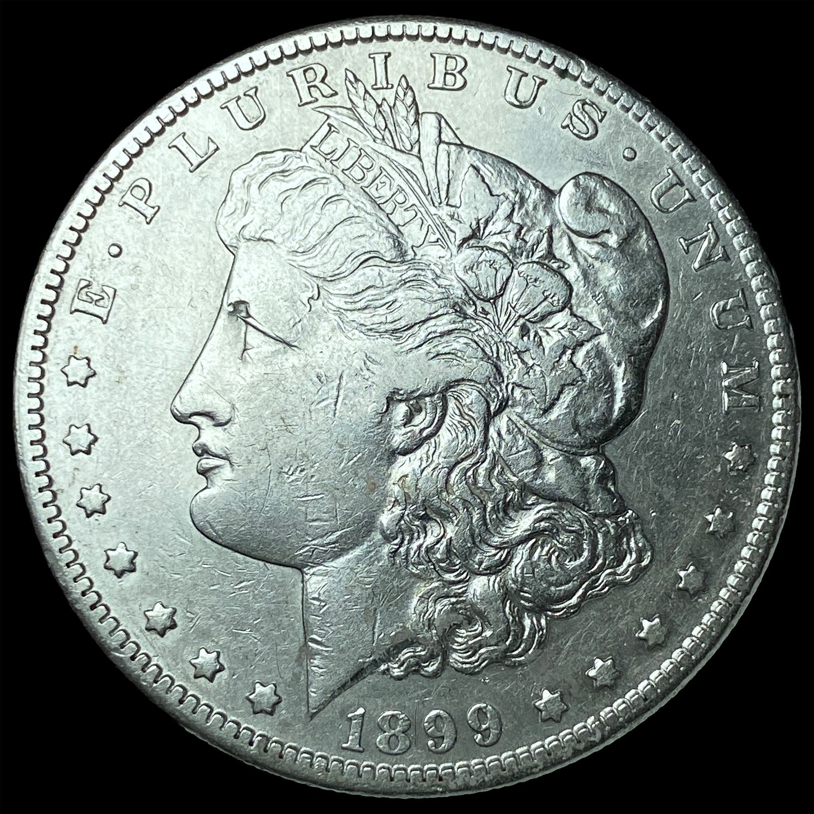 1899-S Silver Morgan Dollar NEARLY UNCIRCULATED: 1899-S Silver Morgan Dollar NEARLY UNCIRCULATED