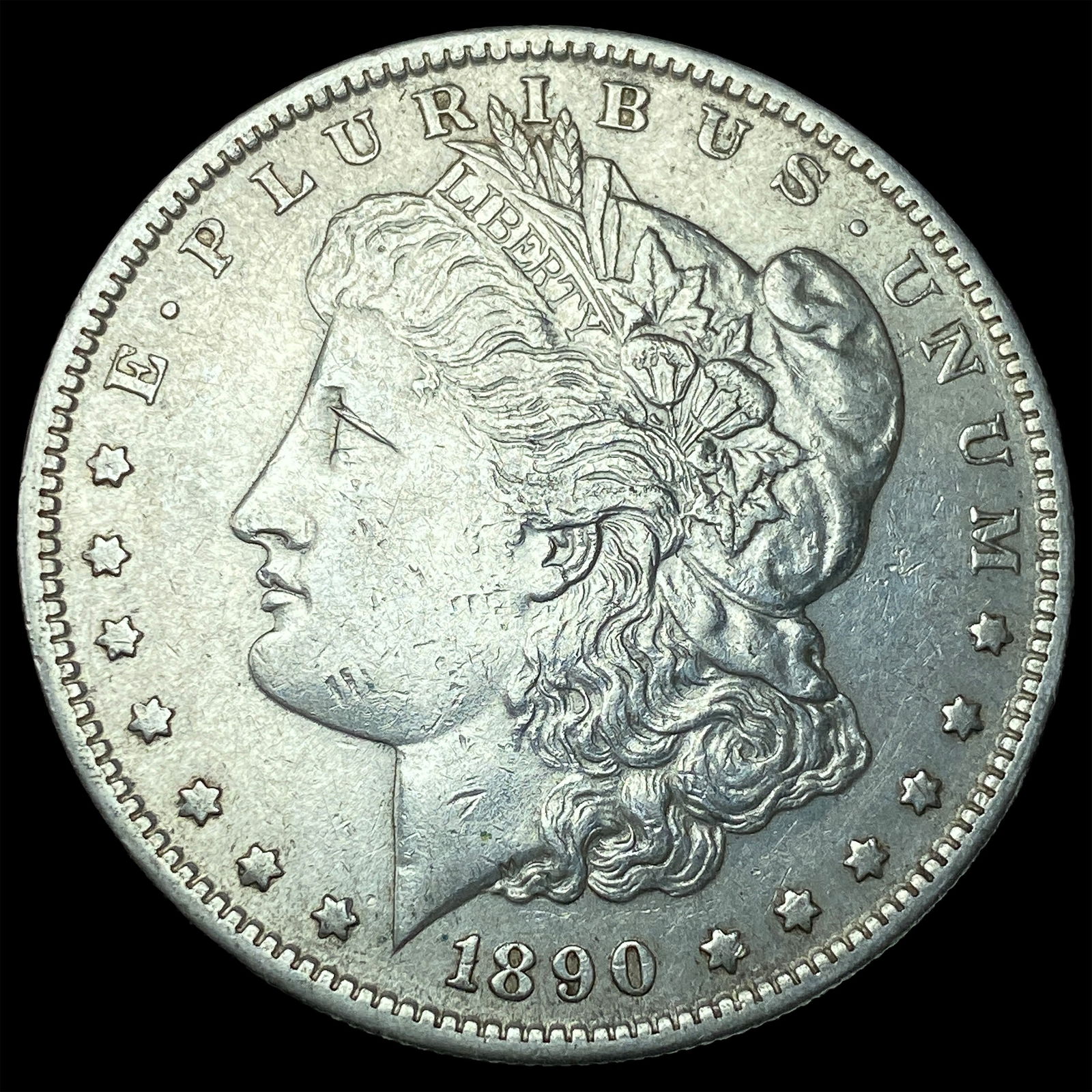 1890-S Silver Morgan Dollar CLOSELY UNCIRCULATED (1 of 2)