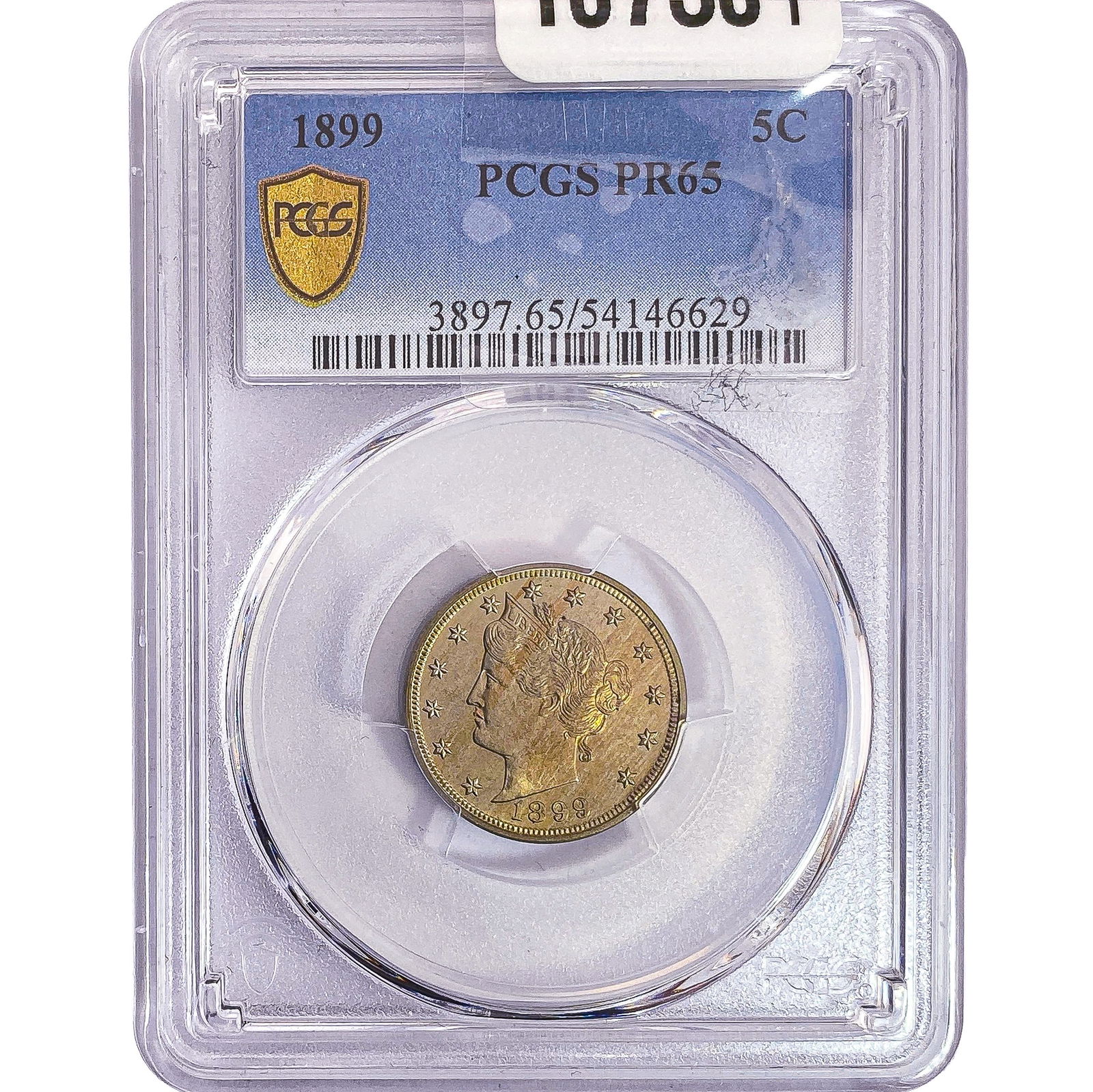 1899 Liberty Victory Nickel PCGS PR65: 1899 Liberty Victory Nickel PCGS PR65