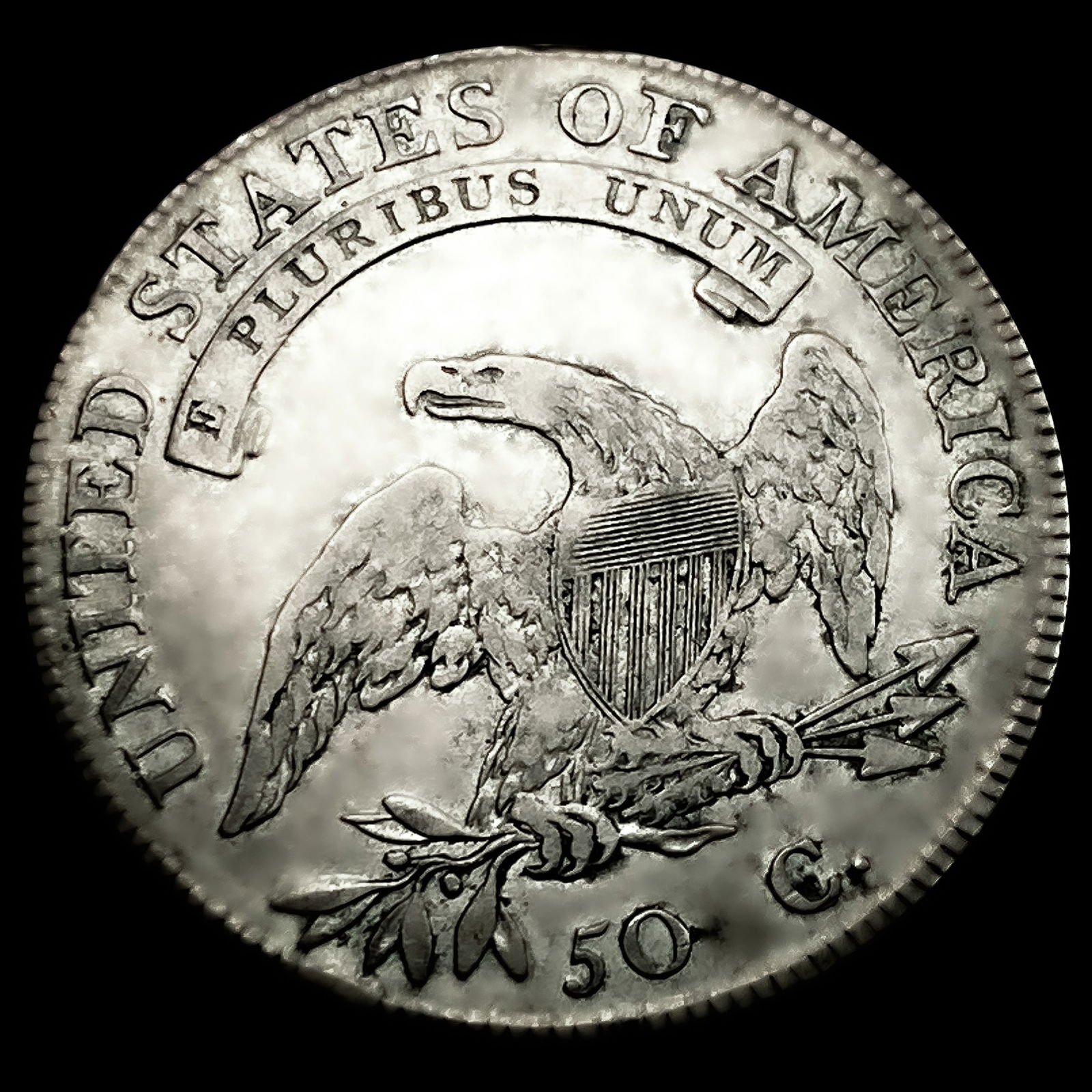 1807 Capped Bust Half Dollar CLOSELY UNCIRCULATED - 2