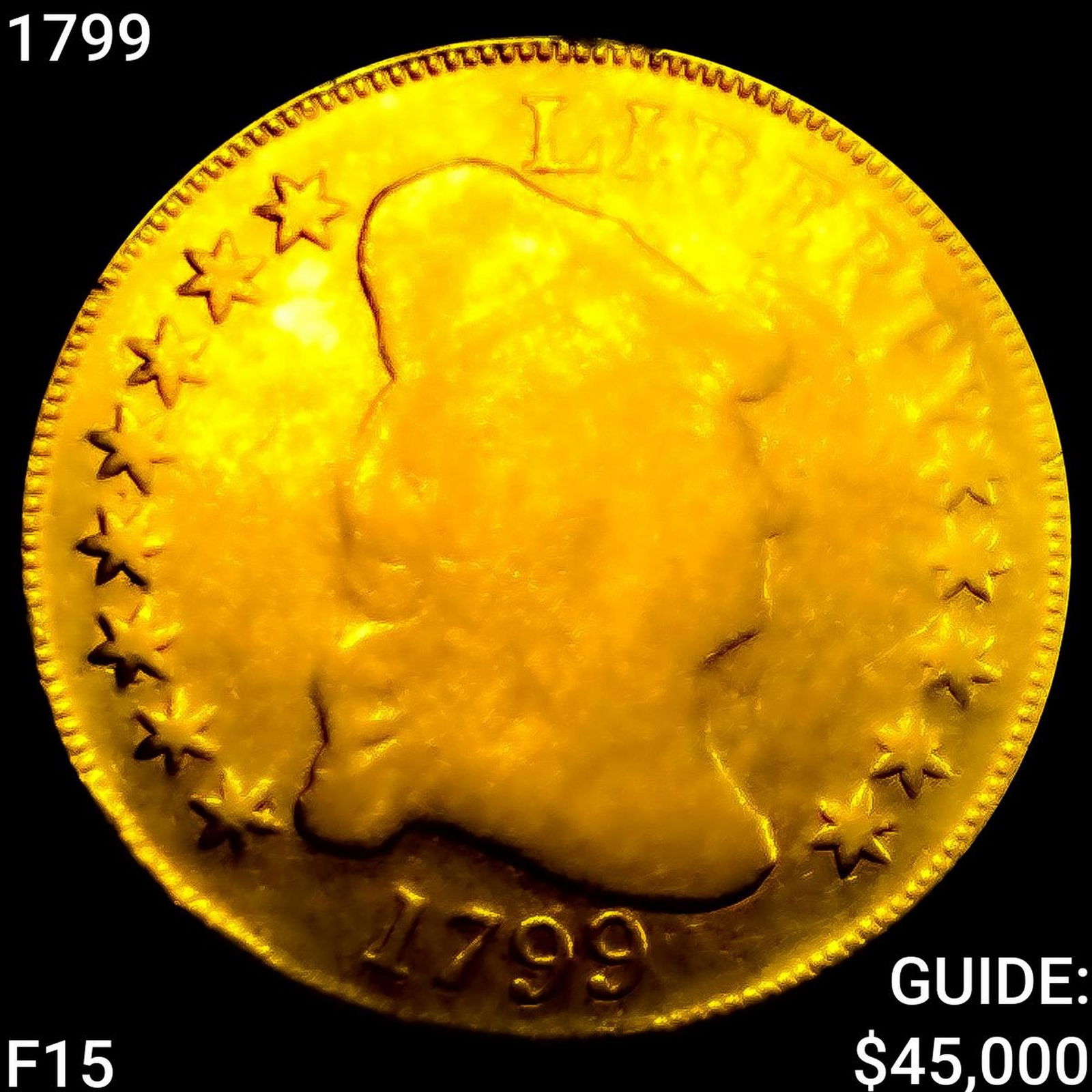 1799 $10 Gold Eagle NICELY CIRCULATED (1 of 2)