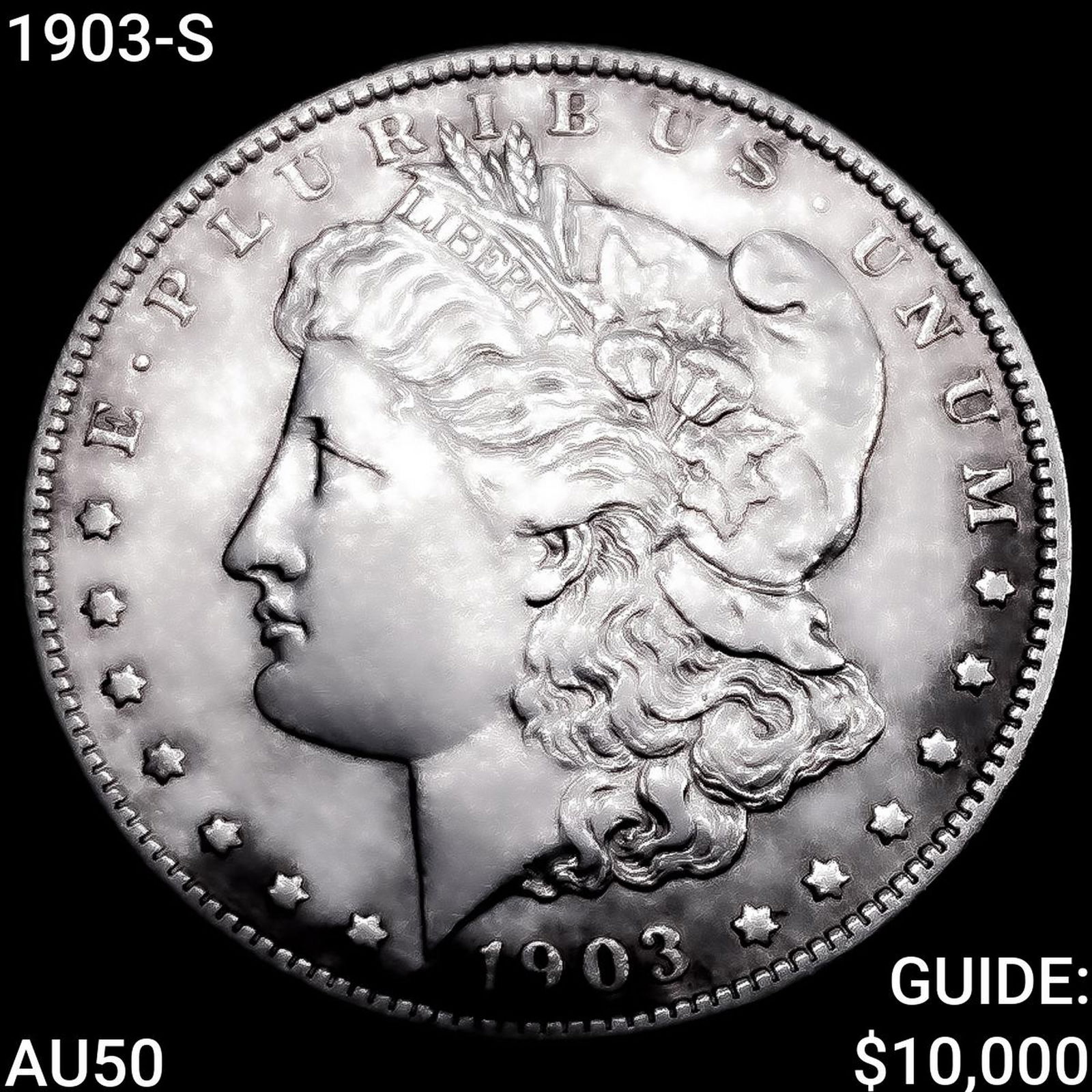1903-S Morgan Silver Dollar CLOSELY UNCIRCULATED: 1903-S Morgan Silver Dollar CLOSELY UNCIRCULATED