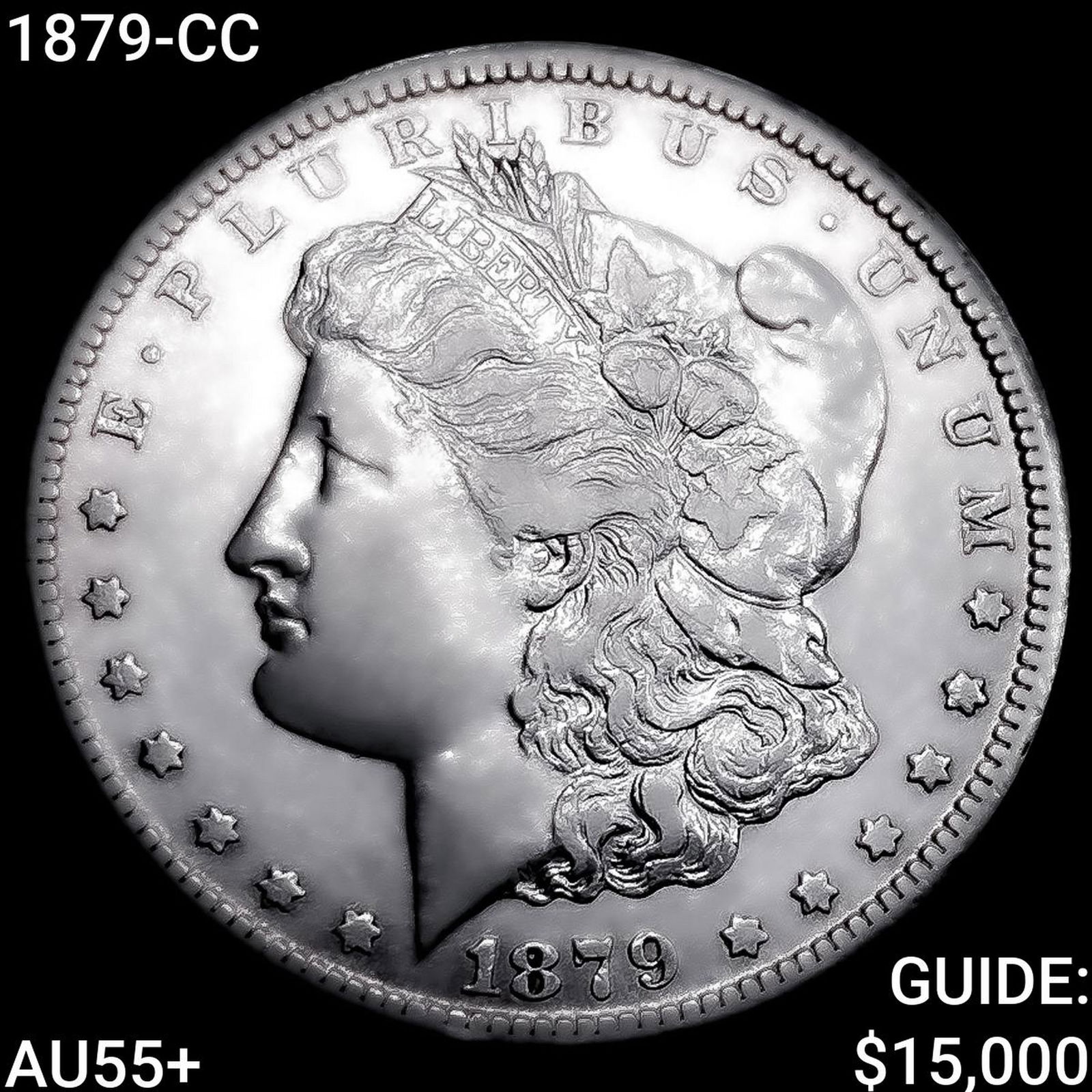 1879-CC Morgan Silver Dollar HIGH GRADE+: 1879-CC Morgan Silver Dollar HIGH GRADE+