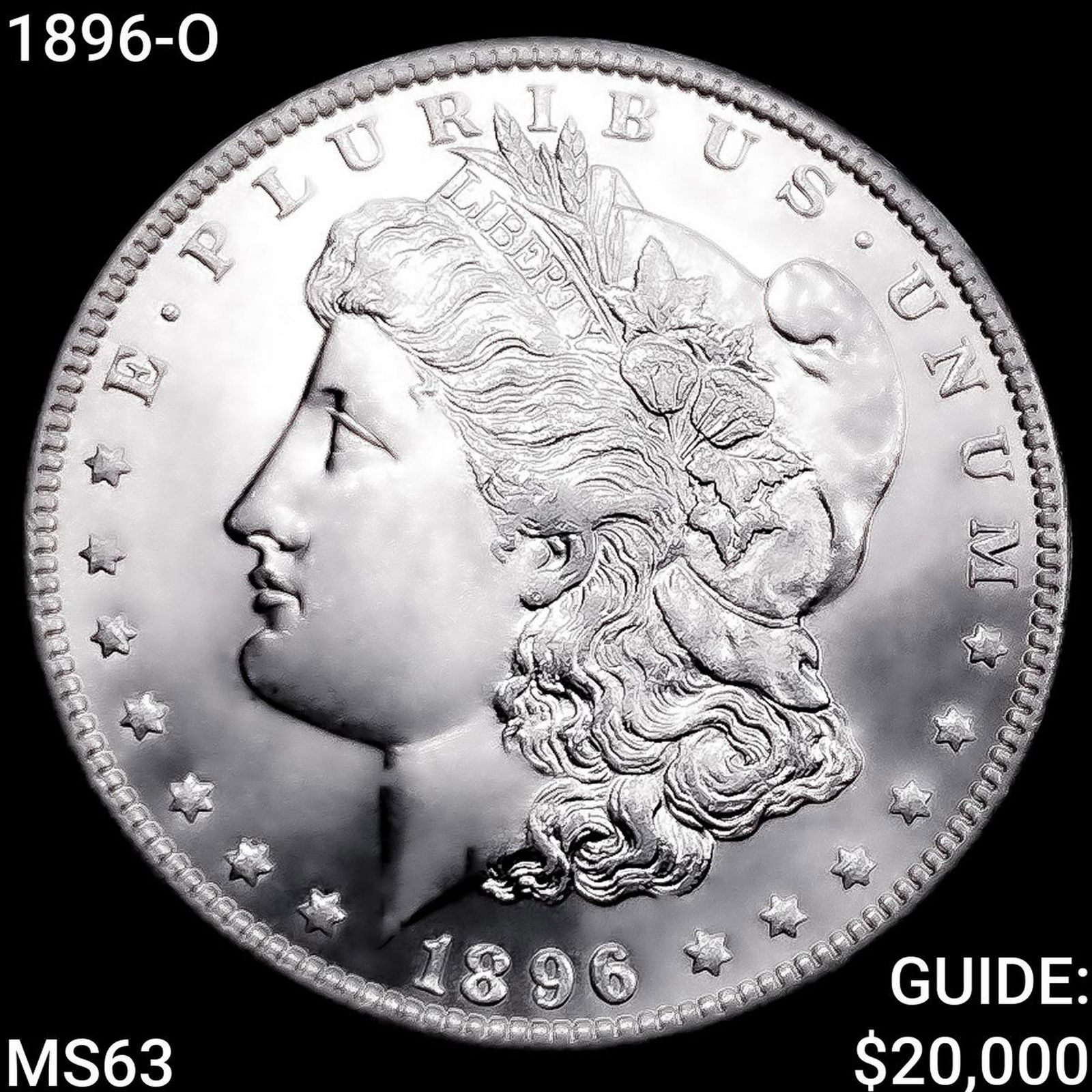 1896-O Morgan Silver Dollar CHOICE BU: 1896-O Morgan Silver Dollar CHOICE BU