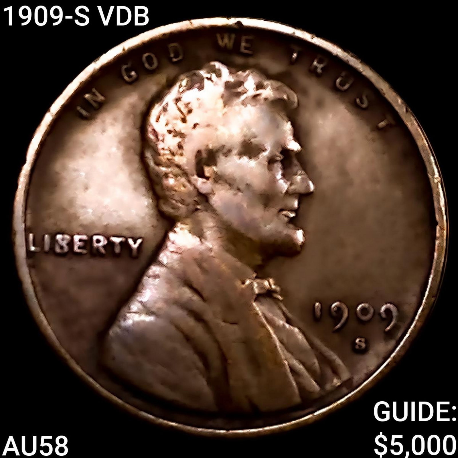 1909-S VDB Wheat Cent CHOICE AU (1 of 2)