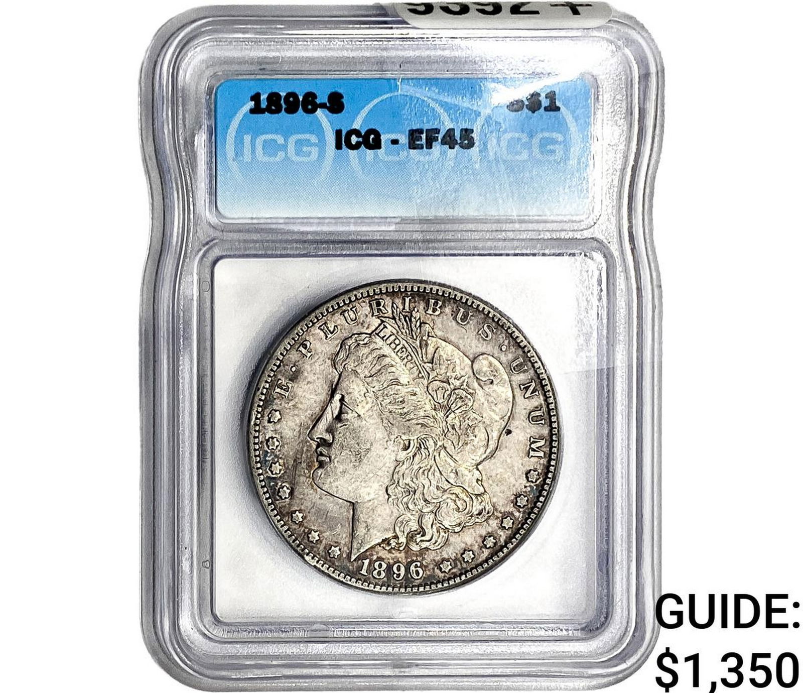 1896-S Morgan Silver Dollar ICG EF45 (1 of 2)