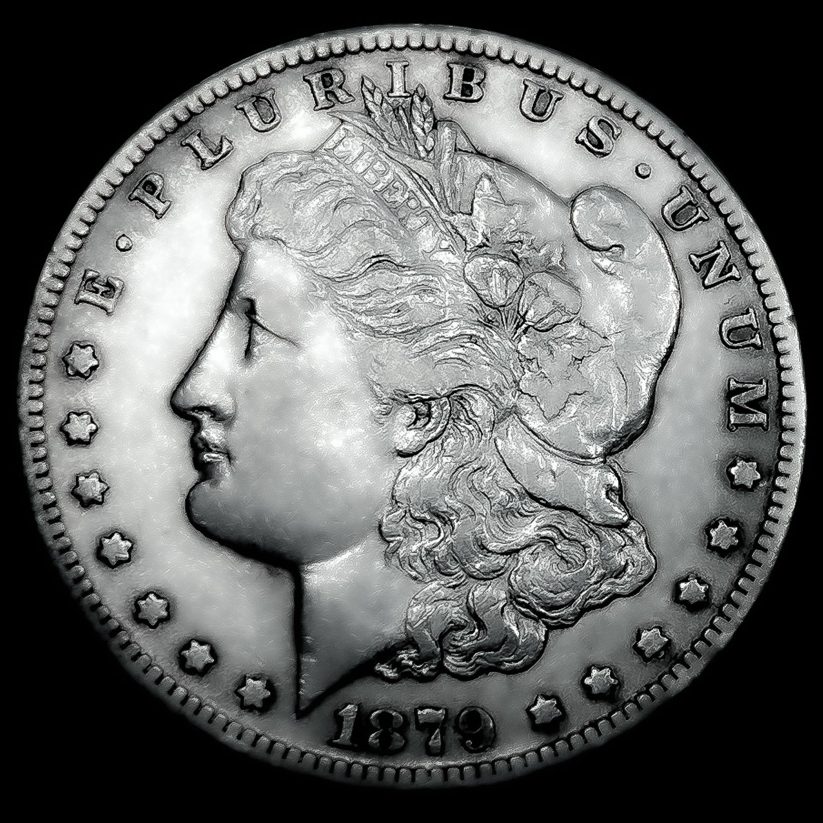 1879-CC Morgan Silver Dollar NEARLY UNCIRCULATED+ (1 of 2)