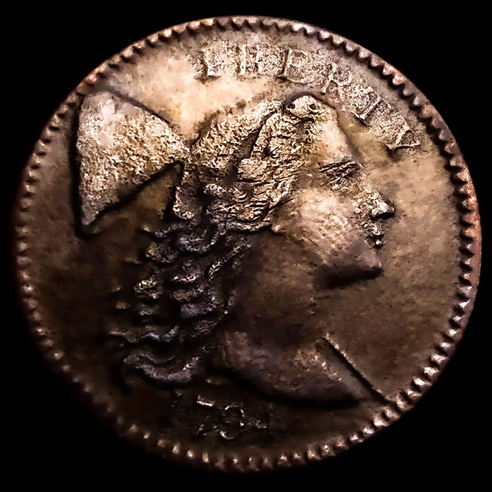 1794 Head of 94 Liberty Cap Large Cent HIGH GRADE (1 of 2)