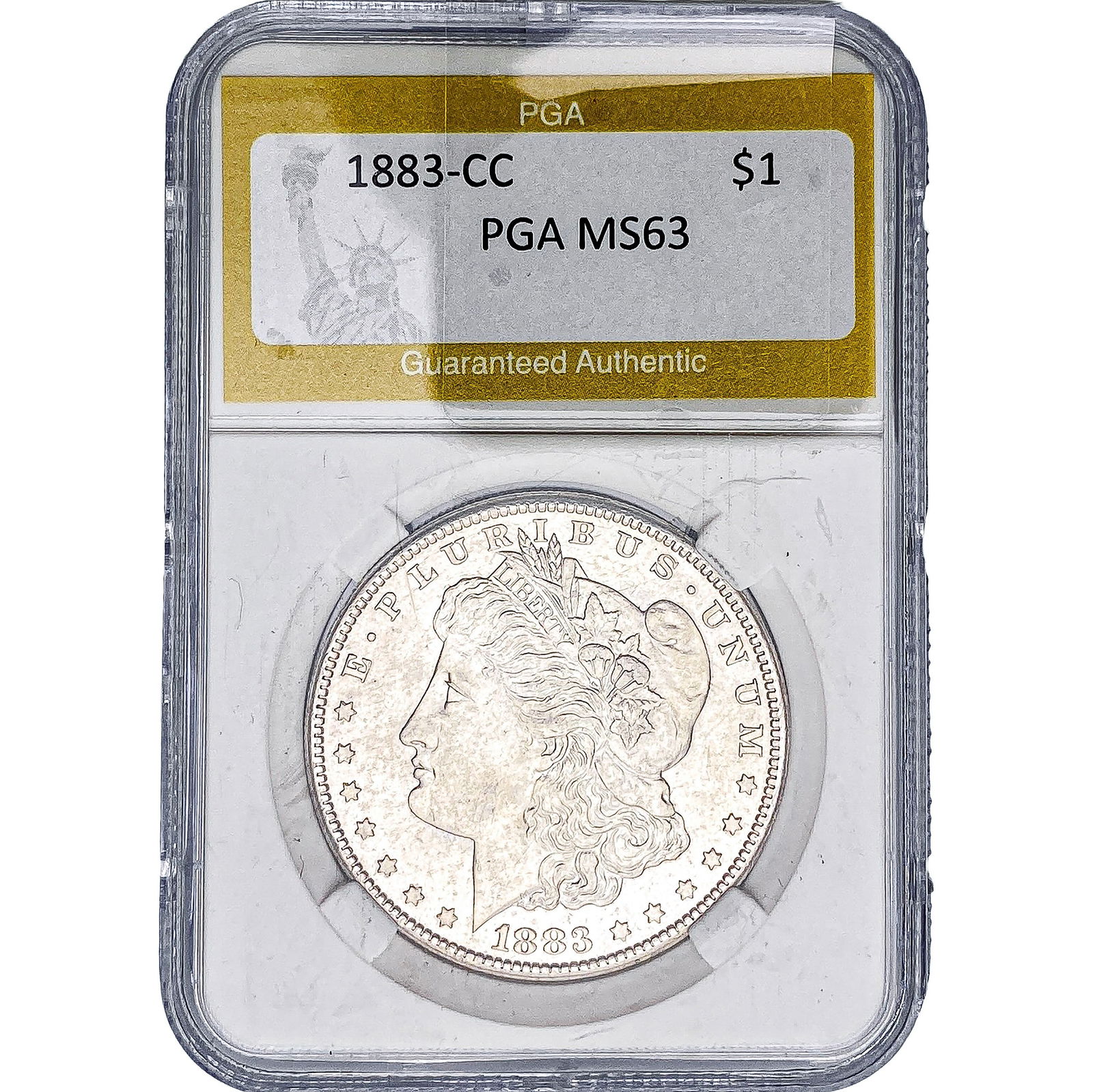 1883-CC Morgan Silver Dollar PGA MS63 (1 of 2)