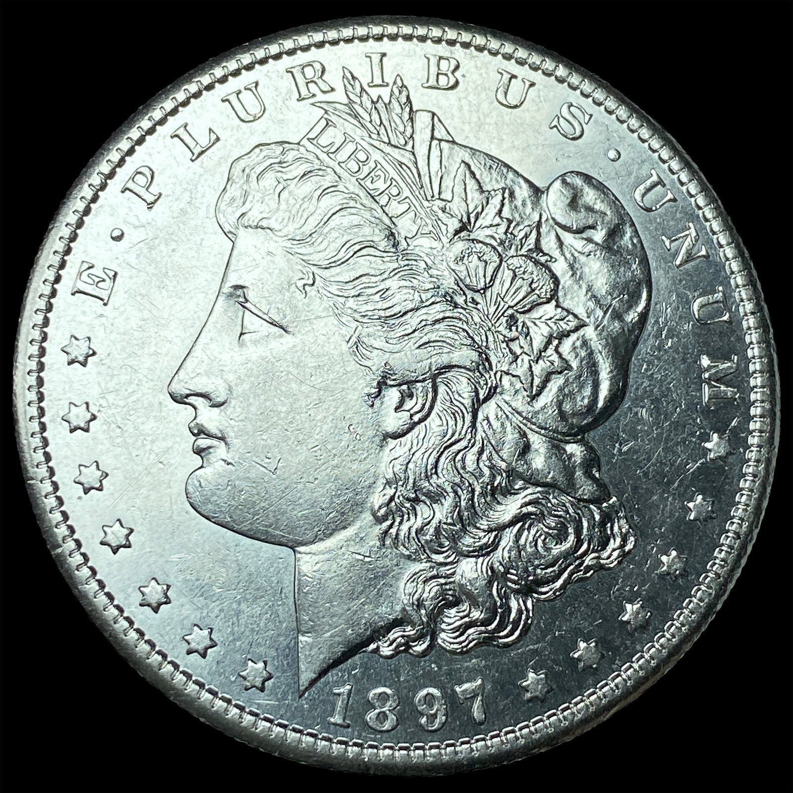 1897-S Silver Morgan Dollar UNCIRCULATED: 1897-S Silver Morgan Dollar UNCIRCULATED