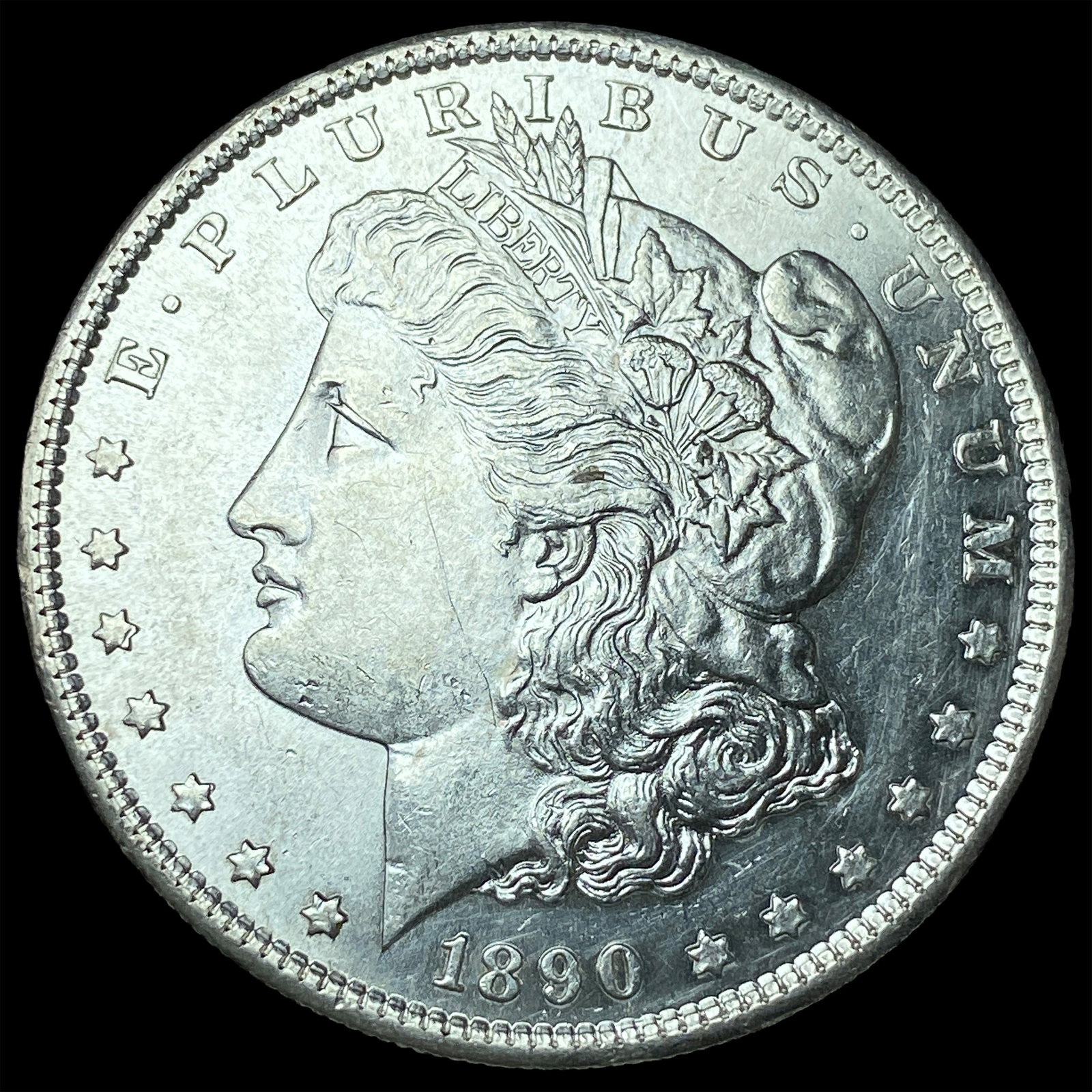 1890-S Silver Morgan Dollar UNCIRCULATED: 1890-S Silver Morgan Dollar UNCIRCULATED