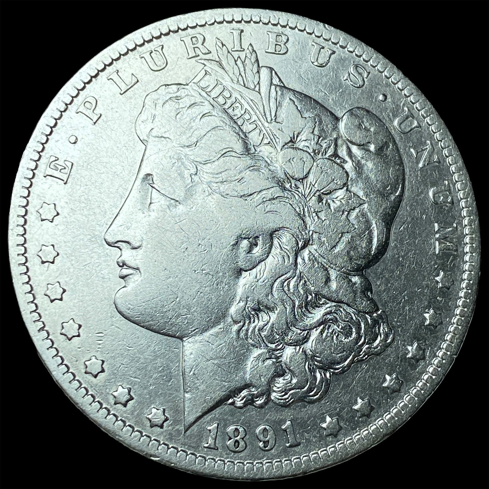1891-O Silver Morgan Dollar LIGHTLY CIRCULATED (1 of 2)