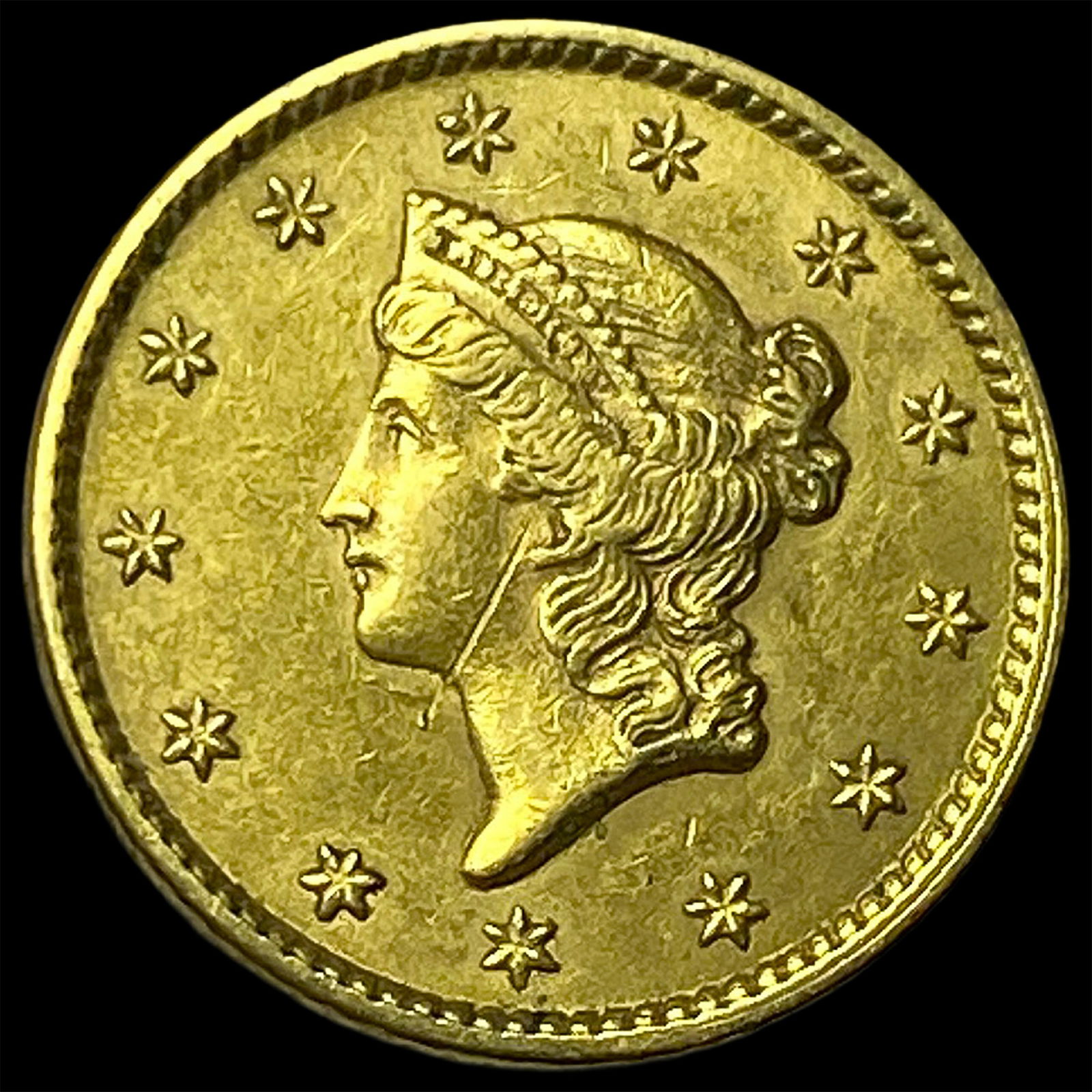1852 Gold $1 Type 1 CHOICE AU (1 of 2)