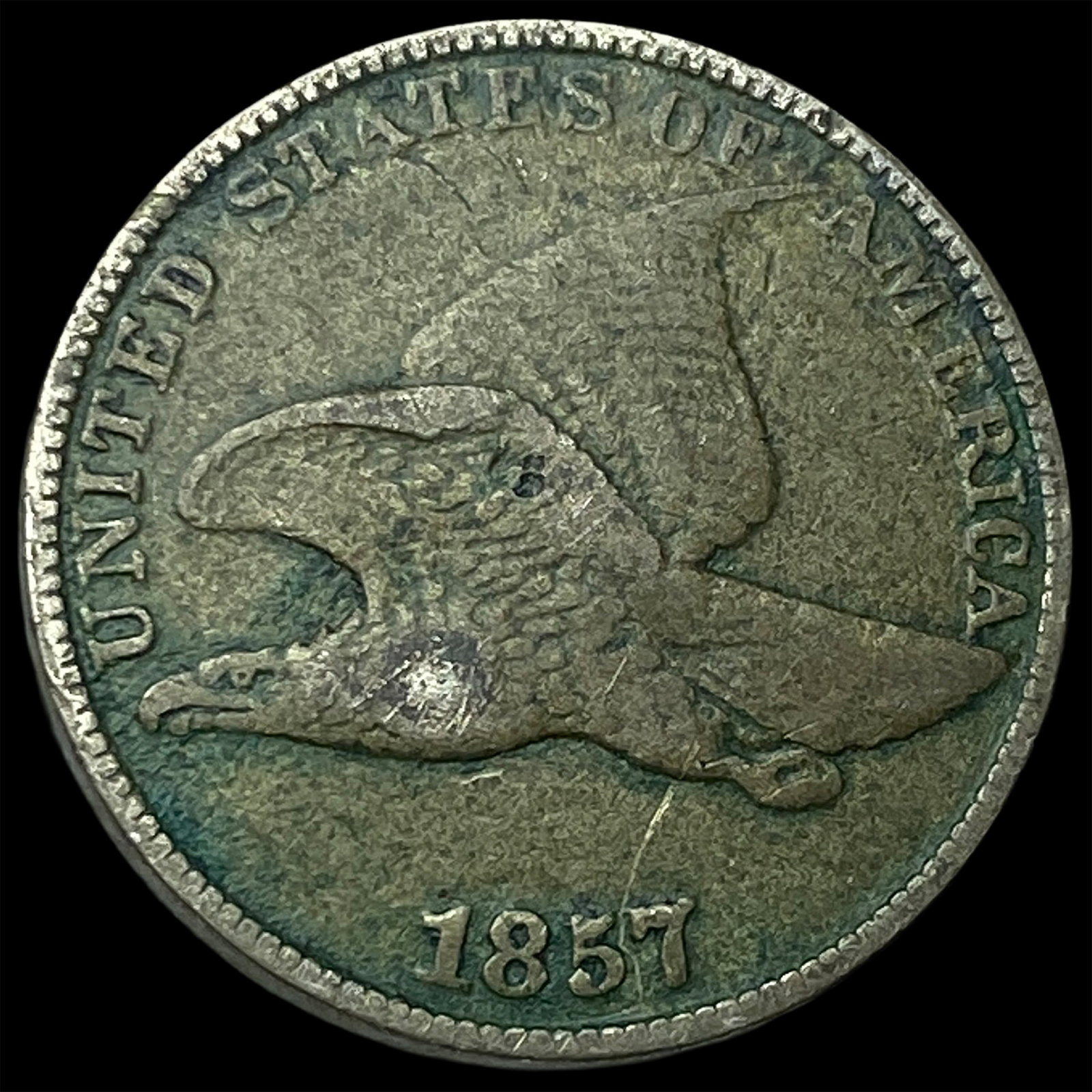 1857 Copper-Nickel Flying Eagle Cent HIGH GRADE: 1857 Copper-Nickel Flying Eagle Cent HIGH GRADE