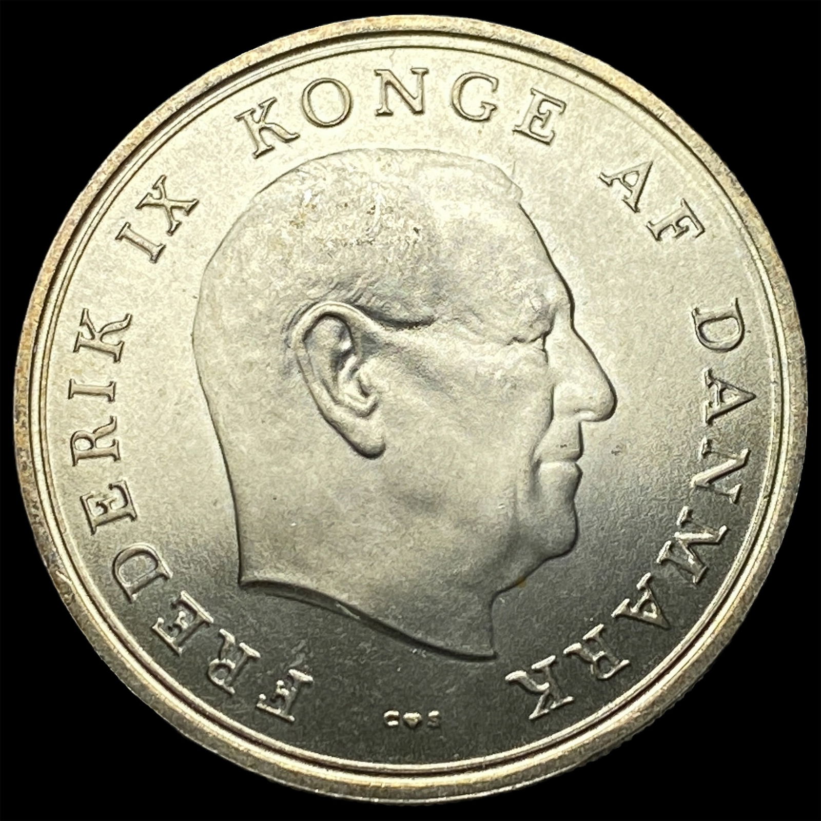 1967 Denmark .5247oz Silver 10 Kroner NEARLY UNCIRCULATED: 1967 Denmark .5247oz Silver 10 Kroner NEARLY UNCIRCULATED