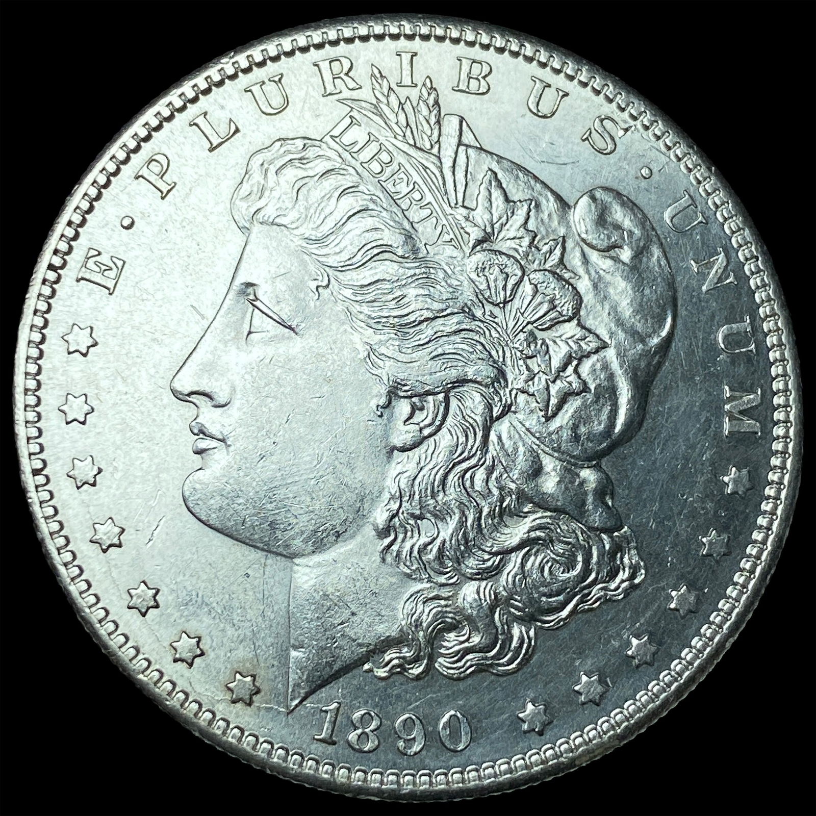 1890-S Silver Morgan Dollar UNCIRCULATED: 1890-S Silver Morgan Dollar UNCIRCULATED