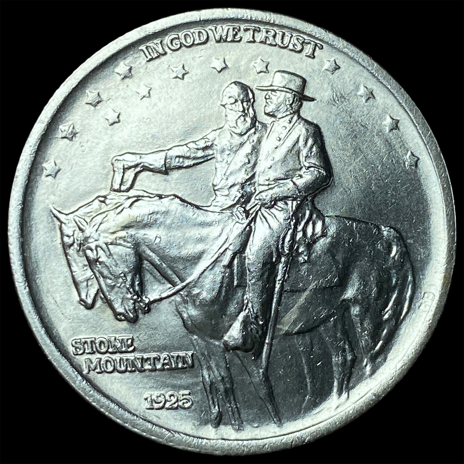 1925 Silver Stone Mountain Half Dollar UNCIRCULATED: 1925 Silver Stone Mountain Half Dollar UNCIRCULATED