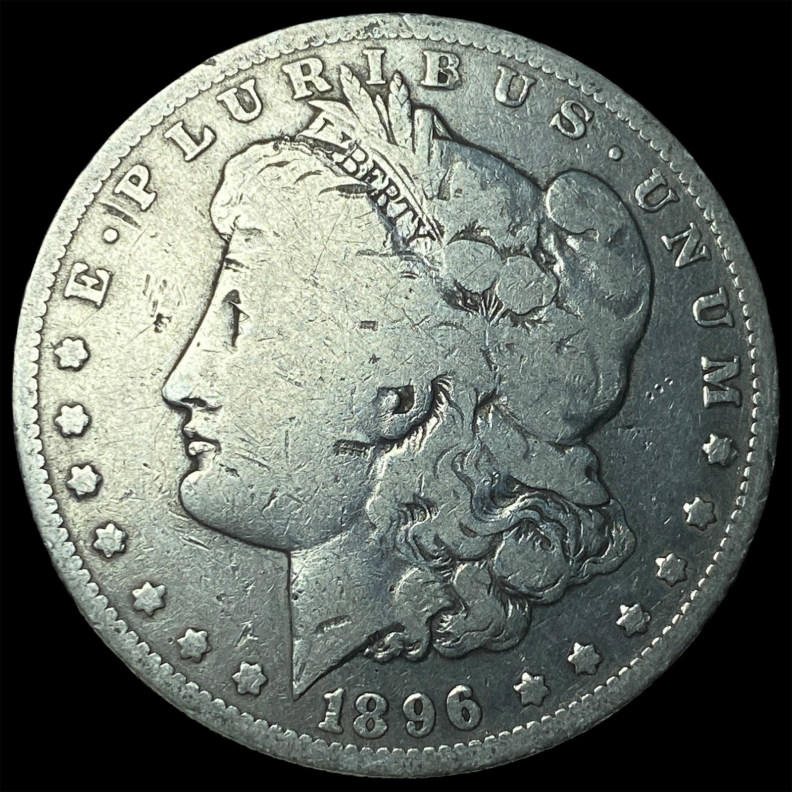 1896-O Silver Morgan Dollar LIGHTLY CIRCULATED: 1896-O Silver Morgan Dollar LIGHTLY CIRCULATED
