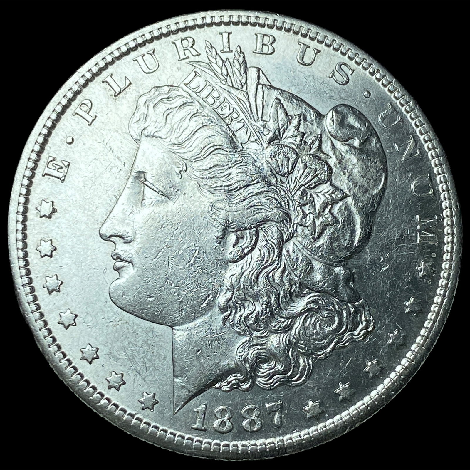 1887-S Morgan Silver Dollar UNCIRCULATED: 1887-S Morgan Silver Dollar UNCIRCULATED
