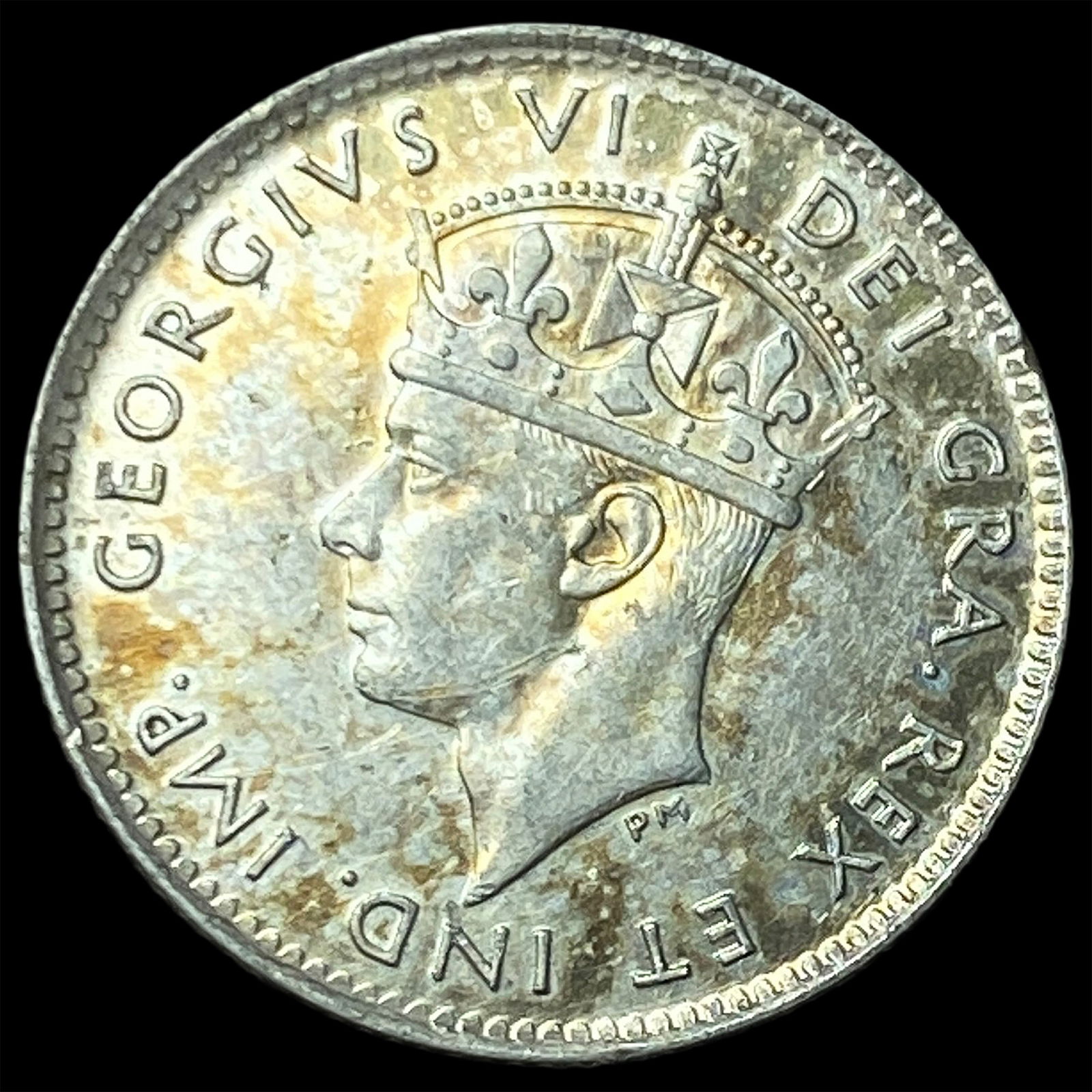 1945-C Newfoundland Silver 5 Cents UNCIRCULATED: 1945-C Newfoundland Silver 5 Cents UNCIRCULATED