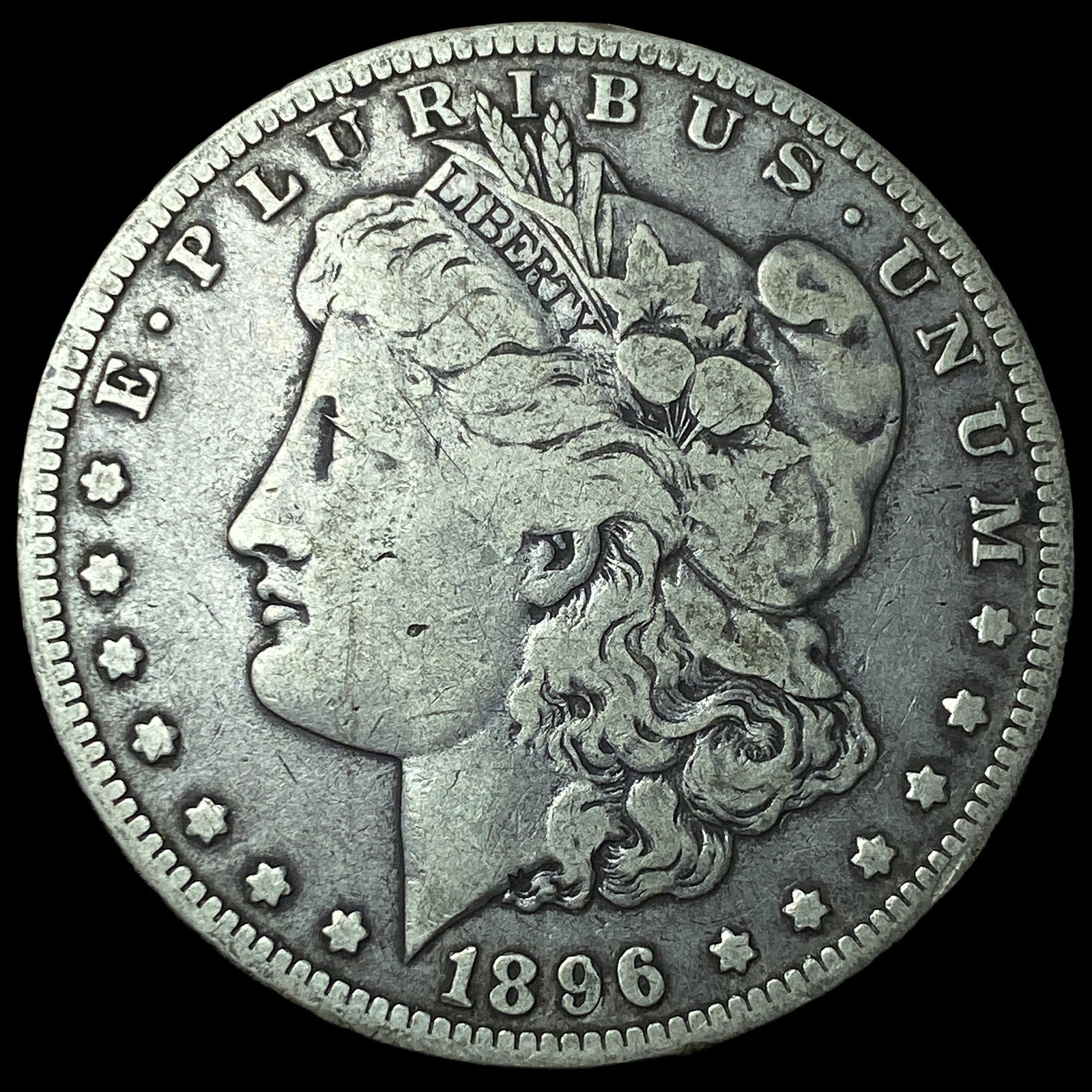 1896-O Silver Morgan Dollar LIGHTLY CIRCULATED (1 of 2)