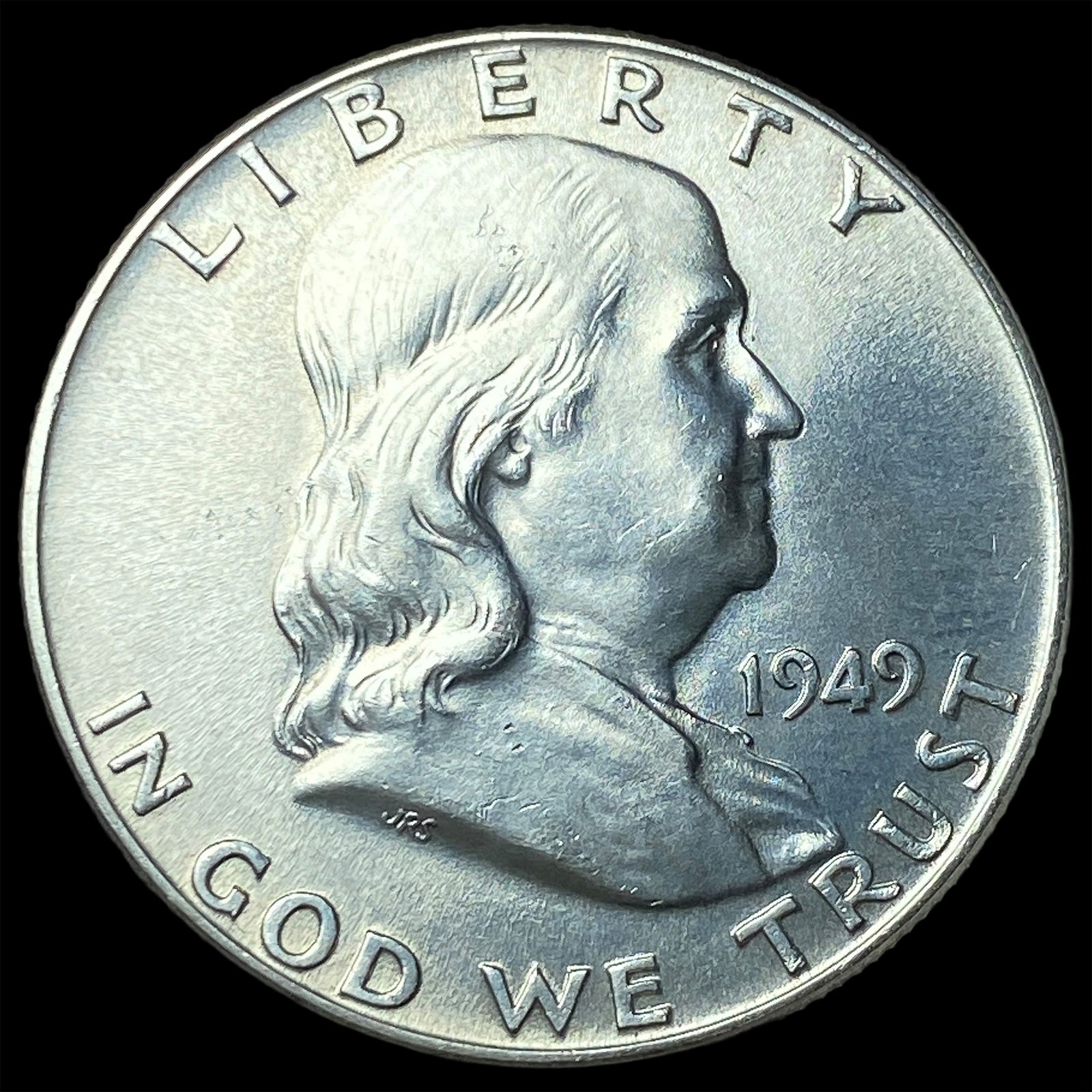 1949 Franklin Silver Half Dollar SUPERB GEM BU: 1949 Franklin Silver Half Dollar SUPERB GEM BU