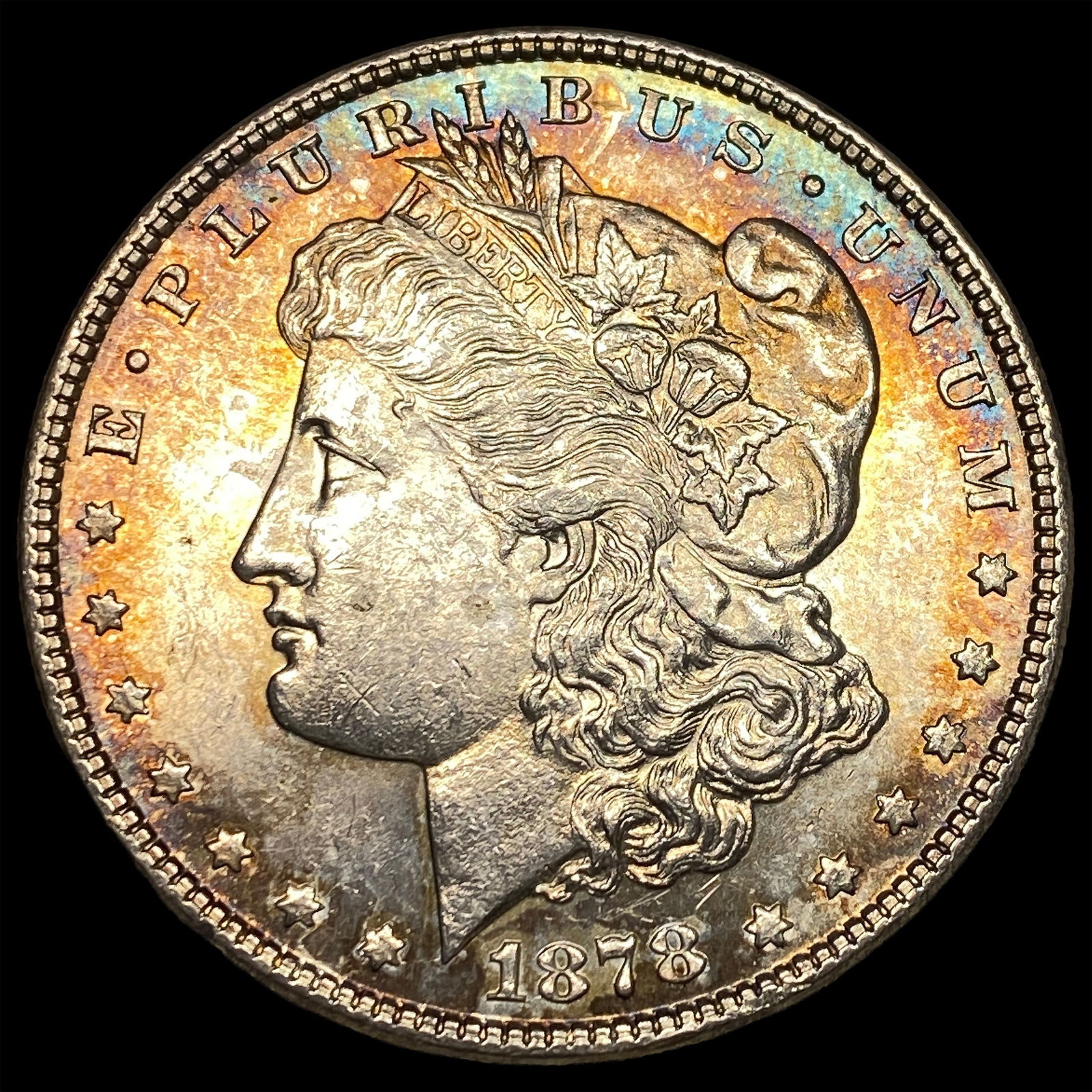 1878-S Silver Morgan Dollar CHOICE BU: 1878-S Silver Morgan Dollar CHOICE BU
