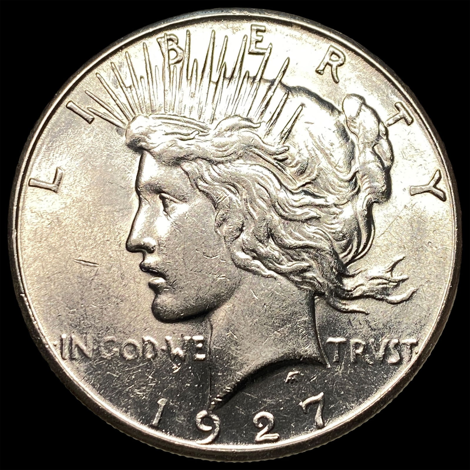 1927-S Silver Peace Dollar UNCIRCULATED: 1927-S Silver Peace Dollar UNCIRCULATED