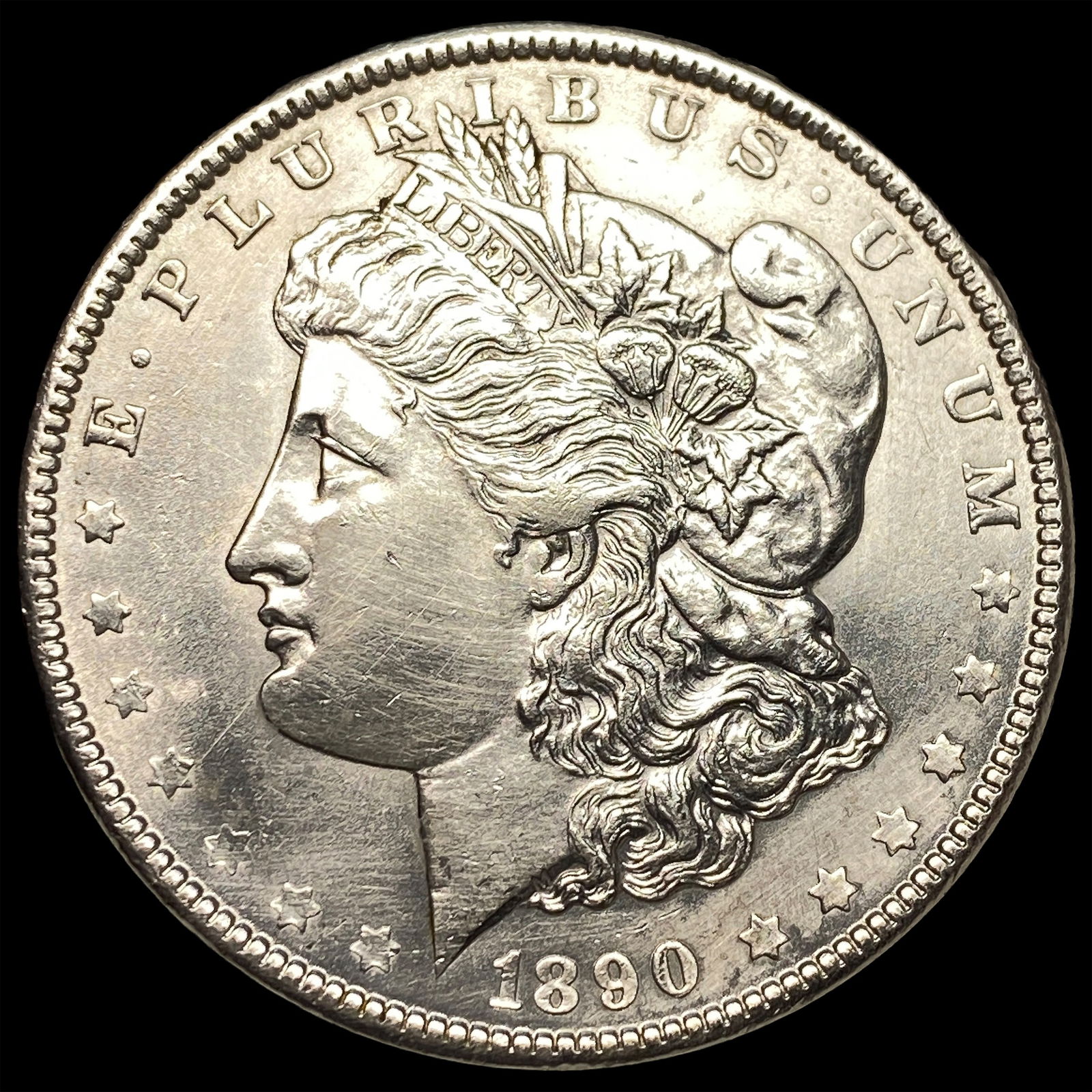 1890 Morgan Silver Dollar UNCIRCULATED: 1890 Morgan Silver Dollar UNCIRCULATED