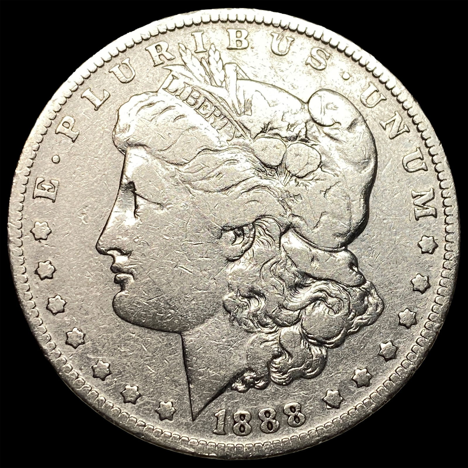 1888-O Silver Morgan Dollar LIGHTLY CIRCULATED (1 of 2)