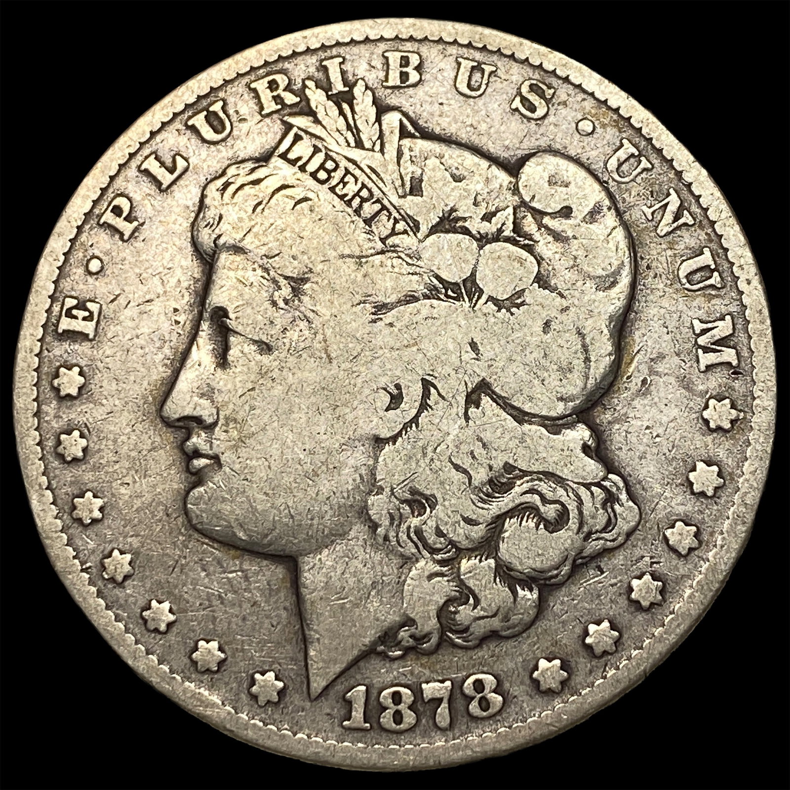 1878-CC Silver Morgan Dollar NICELY CIRCULATED: 1878-CC Silver Morgan Dollar NICELY CIRCULATED