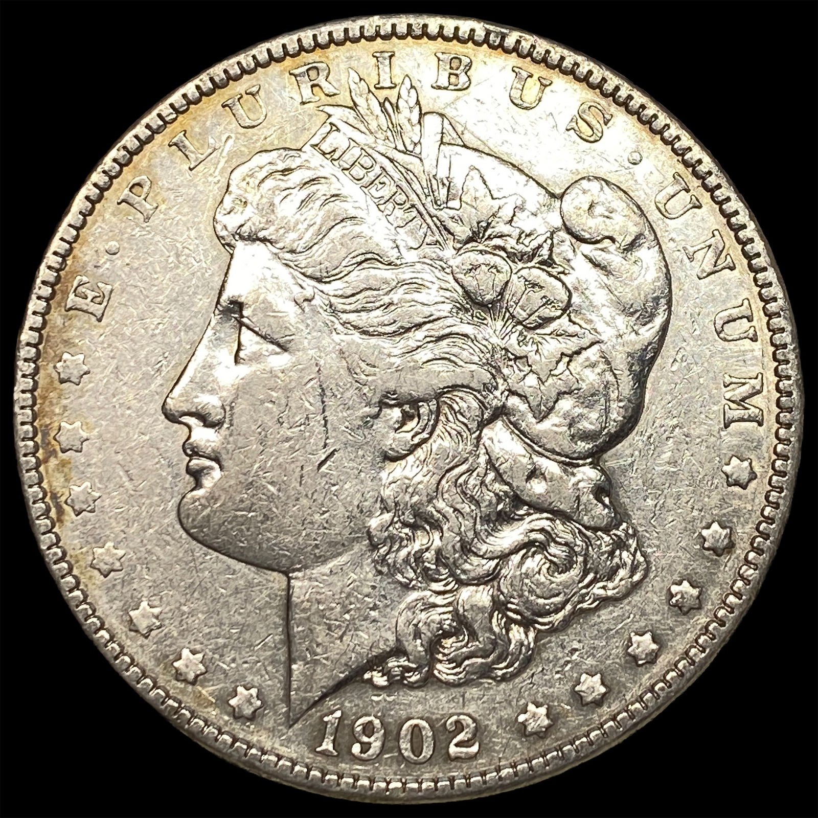 1902 Morgan Silver Dollar NEARLY UNCIRCULATED: 1902 Morgan Silver Dollar NEARLY UNCIRCULATED