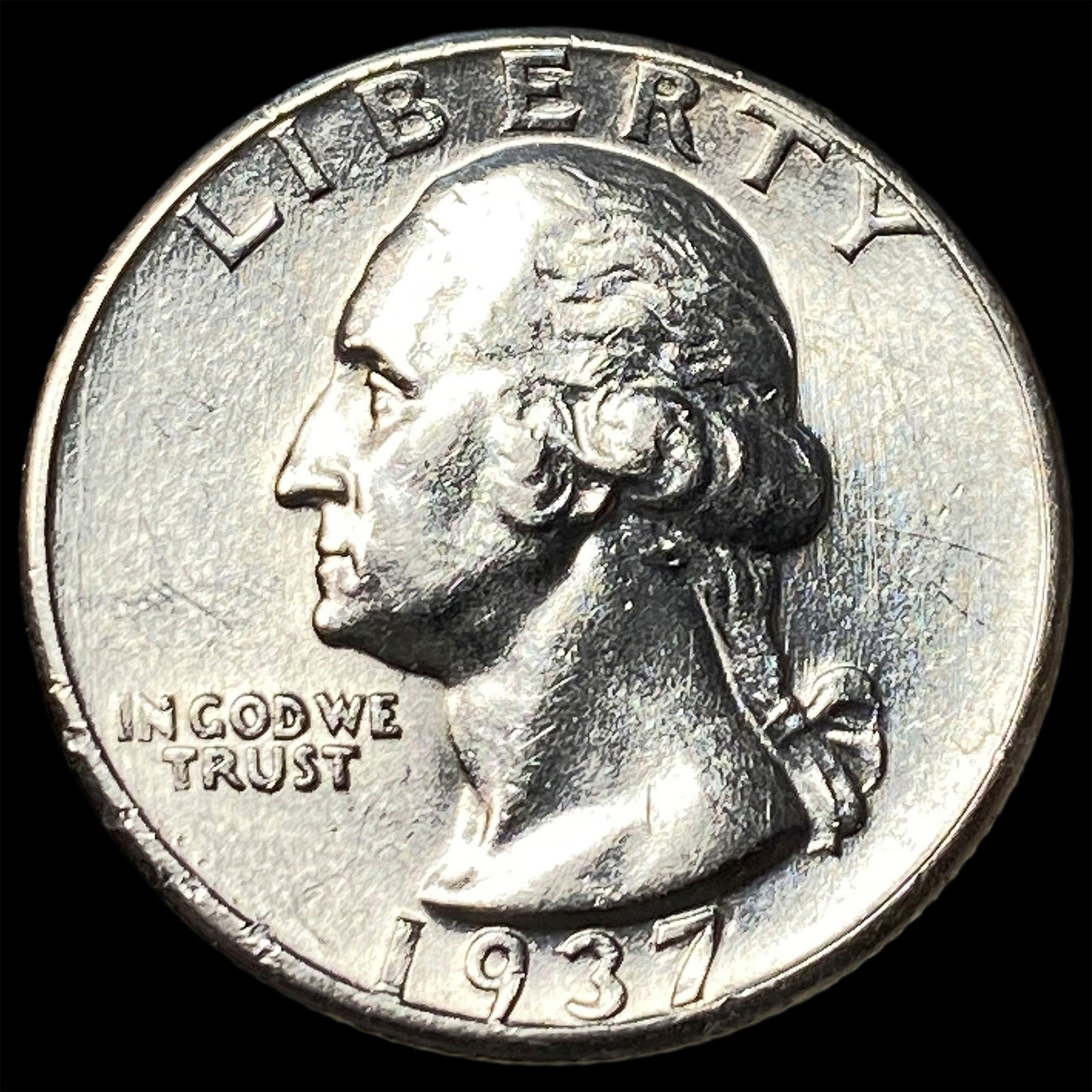 1937-D Silver Washington Quarter UNCIRCULATED: 1937-D Silver Washington Quarter UNCIRCULATED