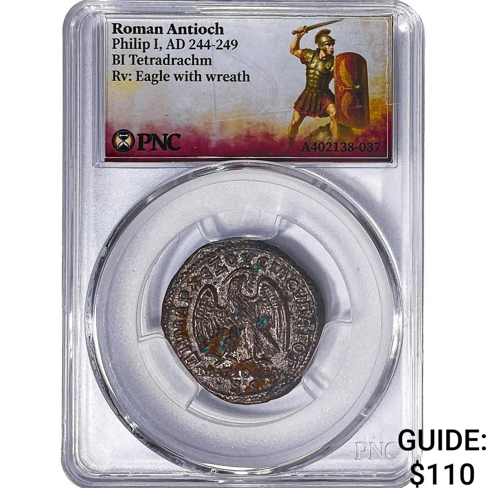 Roman Antioch Philip I 244-249 AD Bi-Tetradrachm PNC: Roman Antioch Philip I 244-249 AD Bi-Tetradrachm PNC
