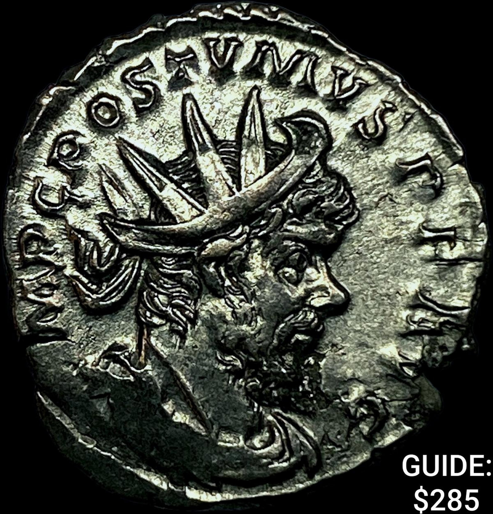 Roman Postumus 260-269 AD Silver Dbl Denararius CHOICE AU: Roman Postumus 260-269 AD Silver Dbl Denararius CHOICE AU