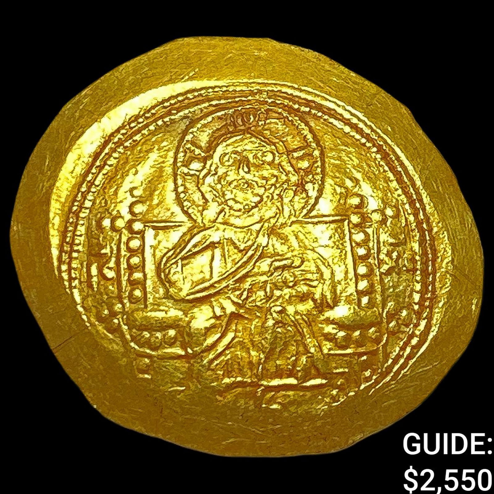 Byzantine Michael VII Ducas 1071-78 Electrum Histamenon Nomisma CLOSELY UNCIRCULATED: Byzantine Michael VII Ducas 1071-78 Electrum Histamenon Nomisma CLOSELY UNCIRCULATED