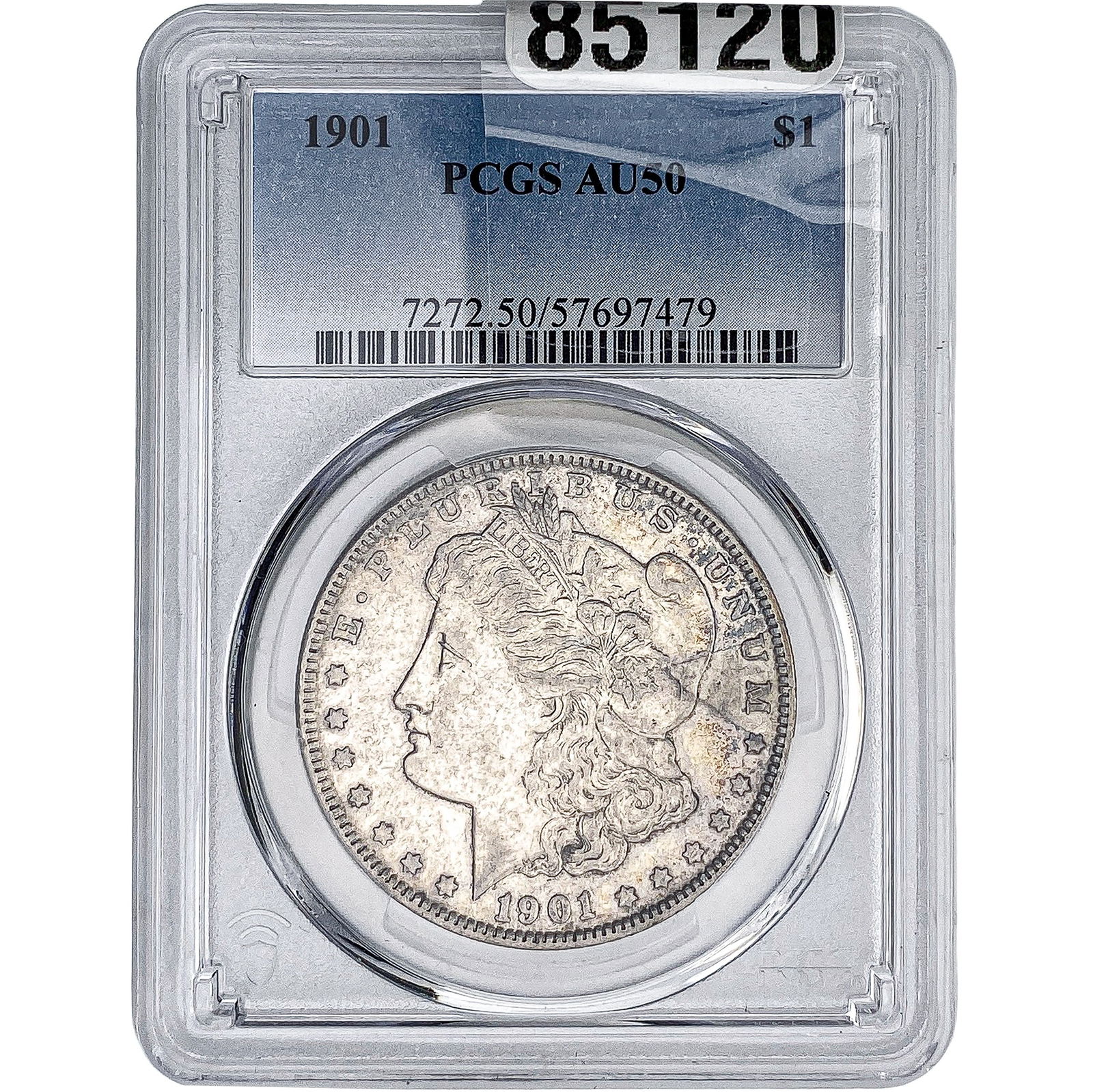 1901 Morgan Silver Dollar PCGS AU50 (1 of 2)