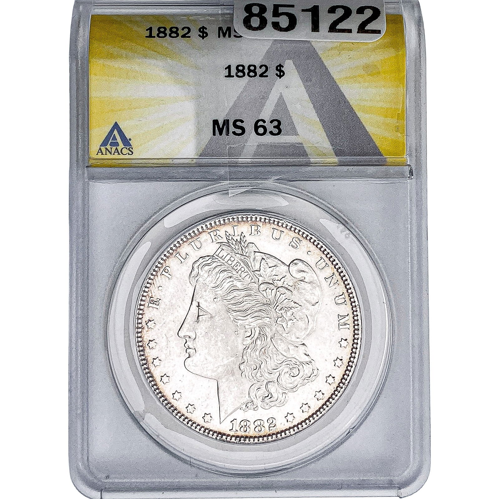 1882 Morgan Silver Dollar ANACS MS63 (1 of 2)