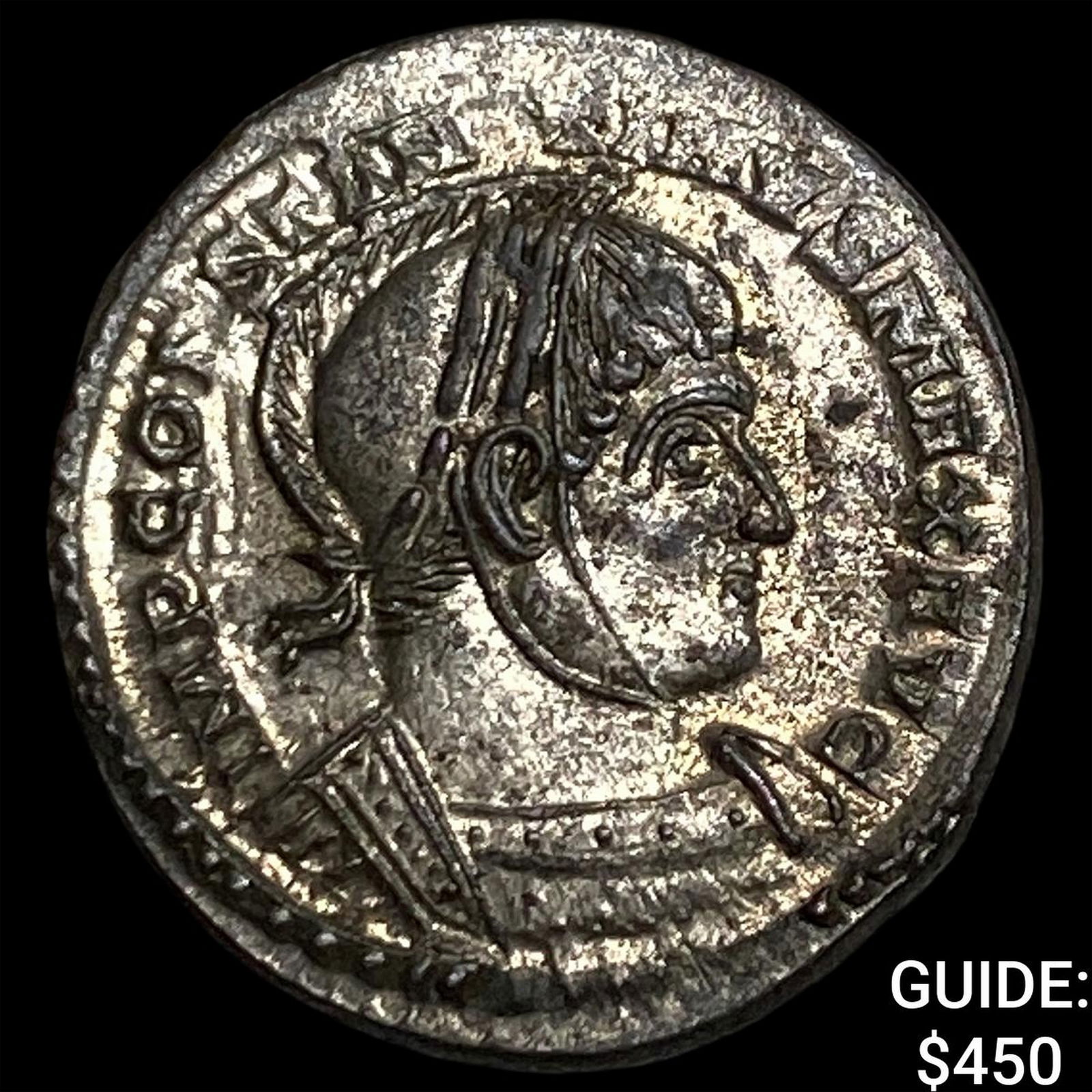 Roman Constatine I, 117-138 AD Silvered Follis NEARLY UNCIRCULATED: Roman Constatine I, 117-138 AD Silvered Follis NEARLY UNCIRCULATED