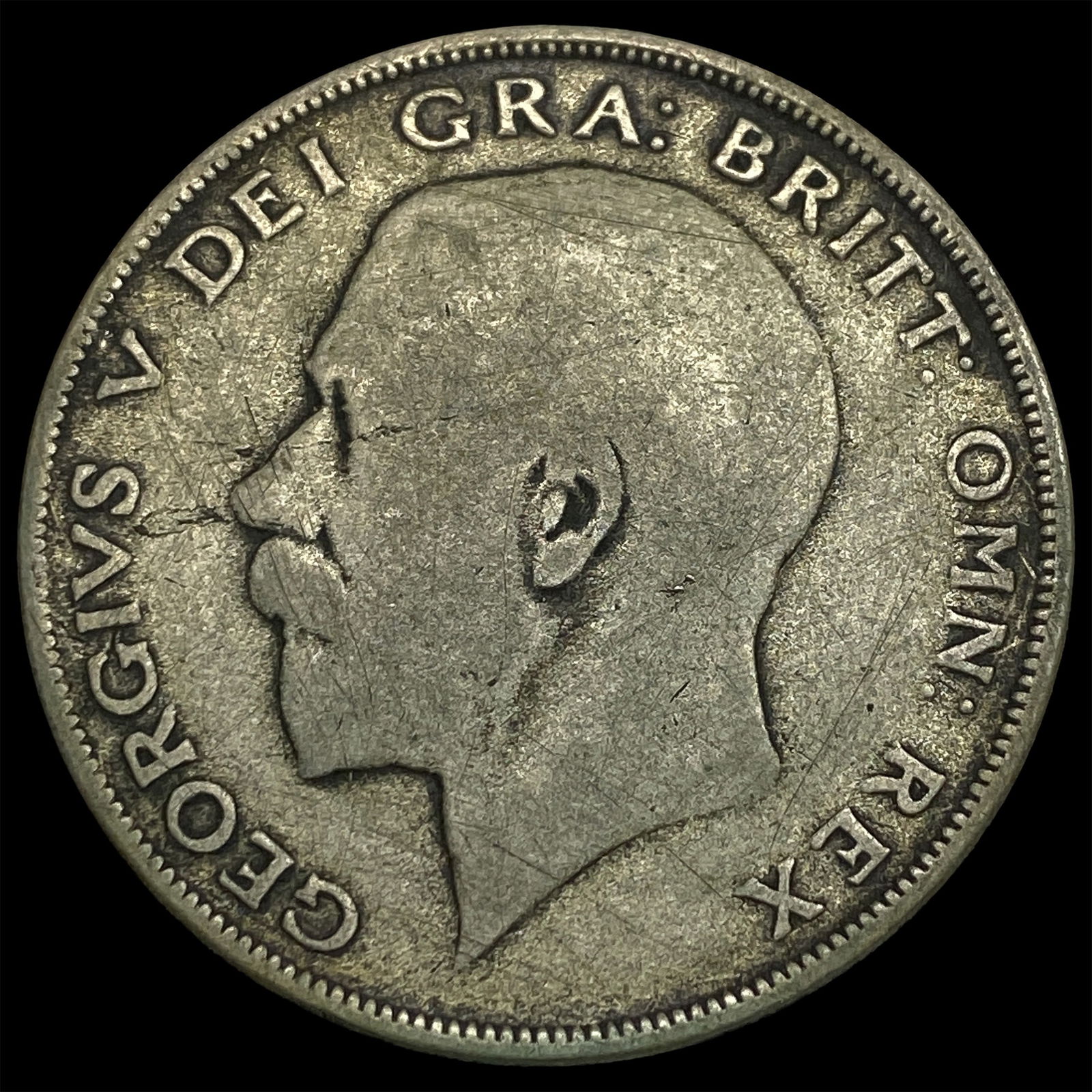 1921 Great Britain Silver Half Crown NEARLY UNCIRCULATED (1 of 2)