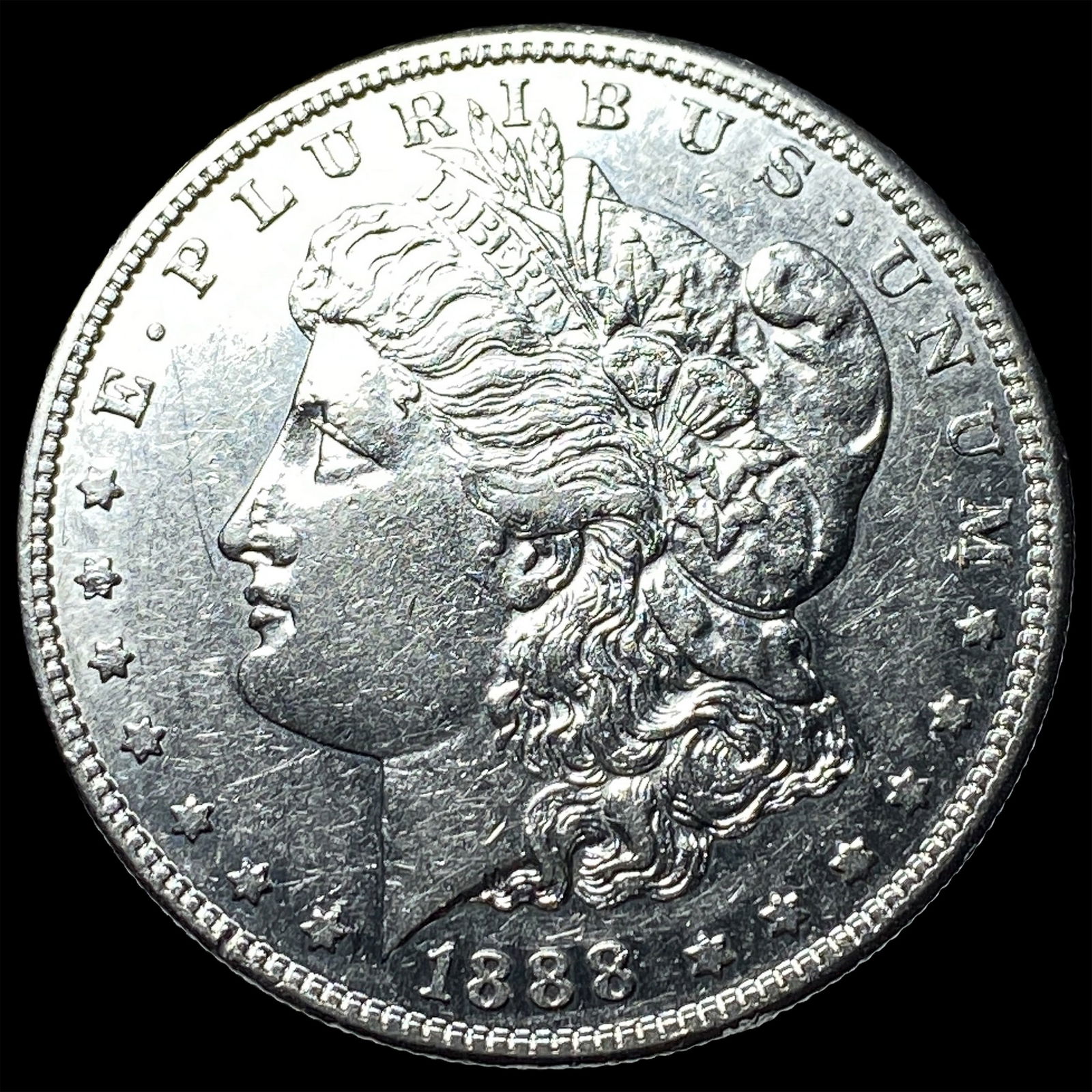 1888-S Silver Morgan Dollar CLOSELY UNCIRCULATED: 1888-S Silver Morgan Dollar CLOSELY UNCIRCULATED