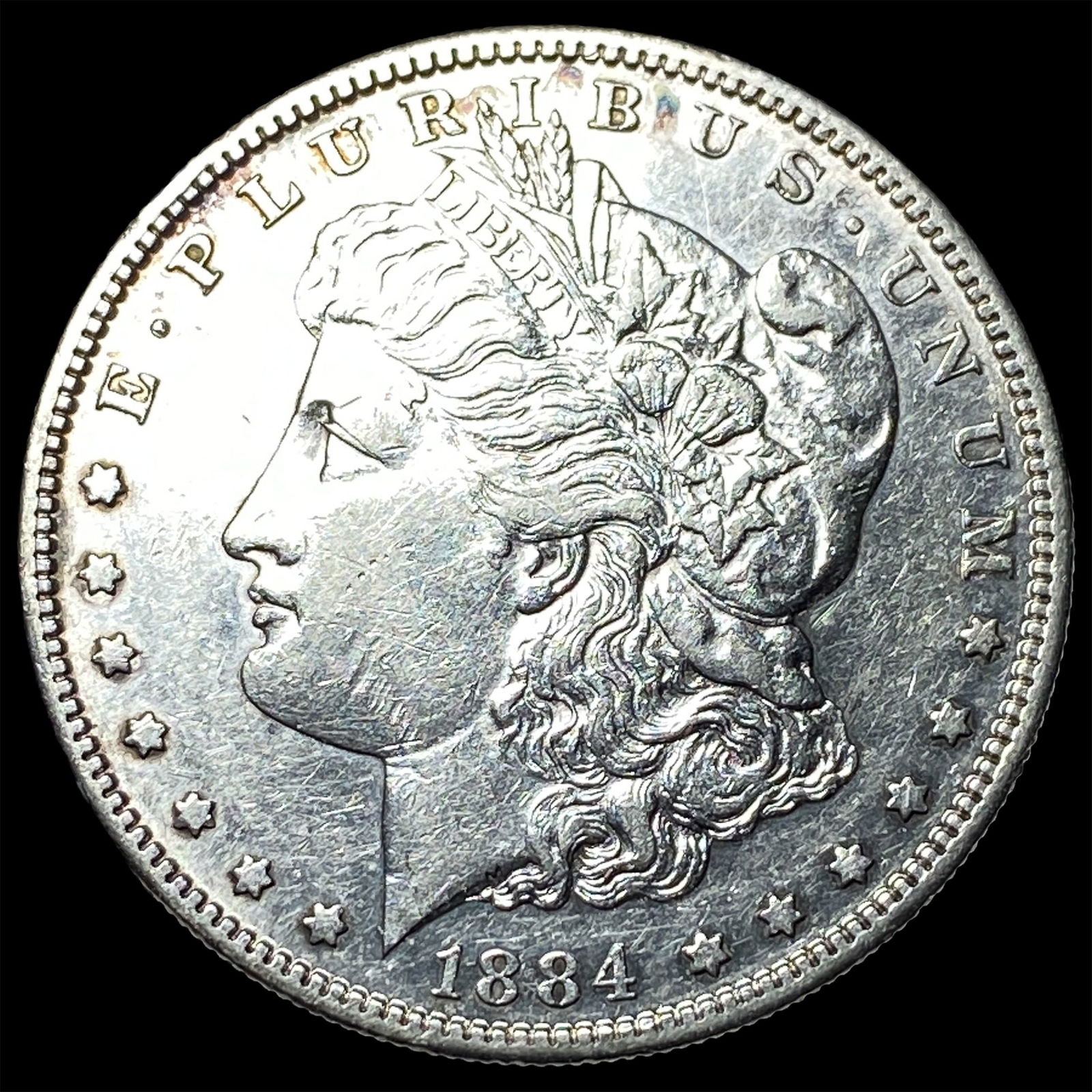 1884-S Silver Morgan Dollar CLOSELY UNCIRCULATED: 1884-S Silver Morgan Dollar CLOSELY UNCIRCULATED