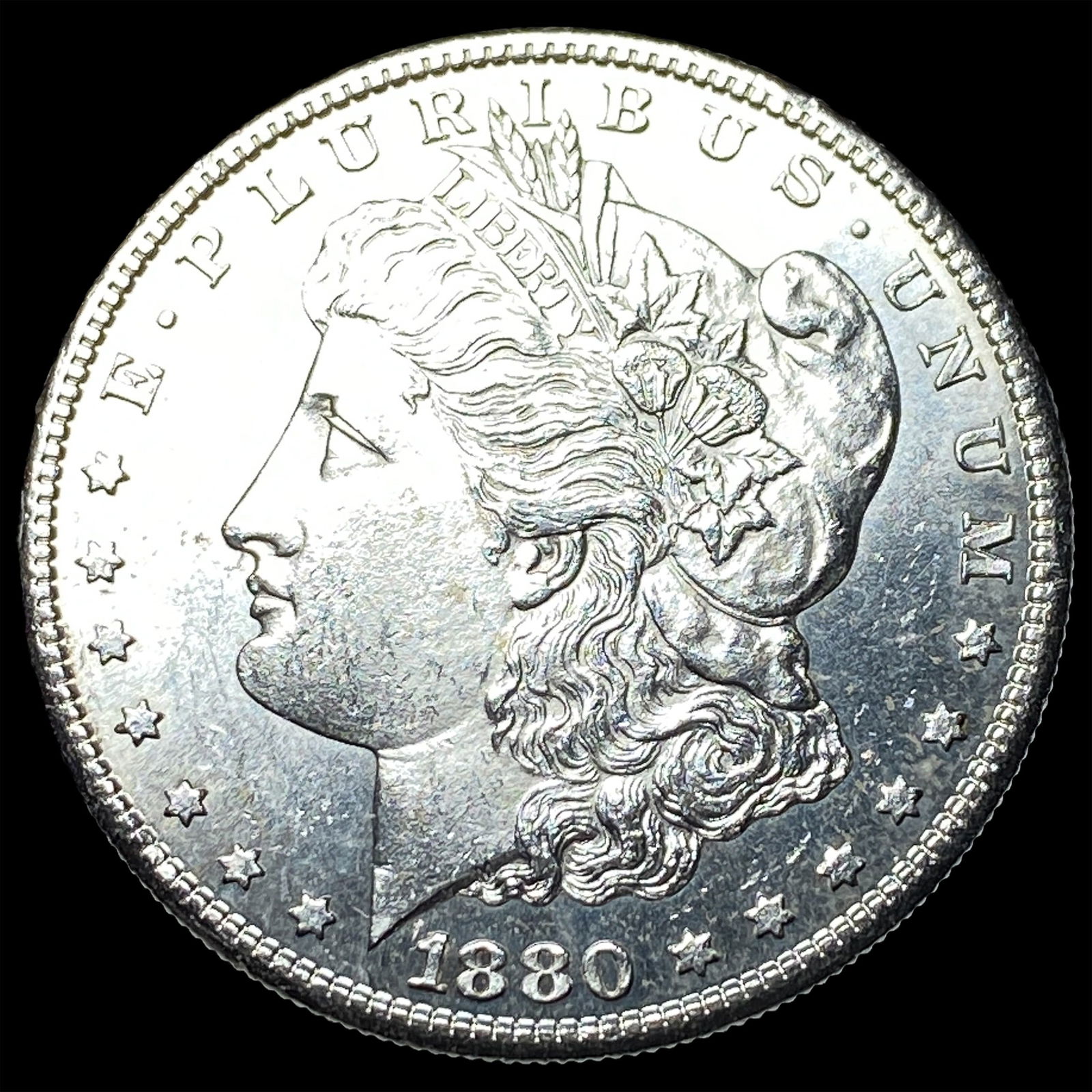 1880-S Silver Morgan Dollar CHOICE BU (1 of 2)