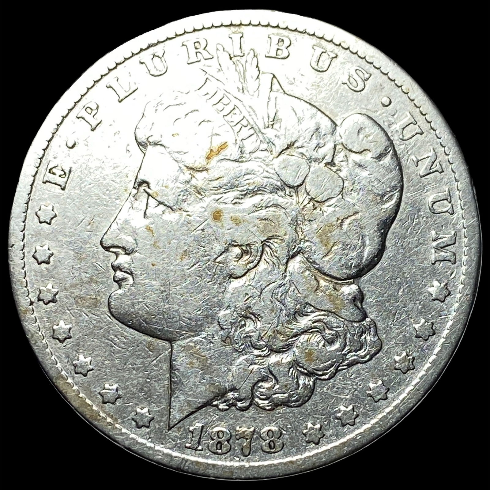1878-CC Silver Morgan Dollar LIGHTLY CIRCULATED (1 of 2)
