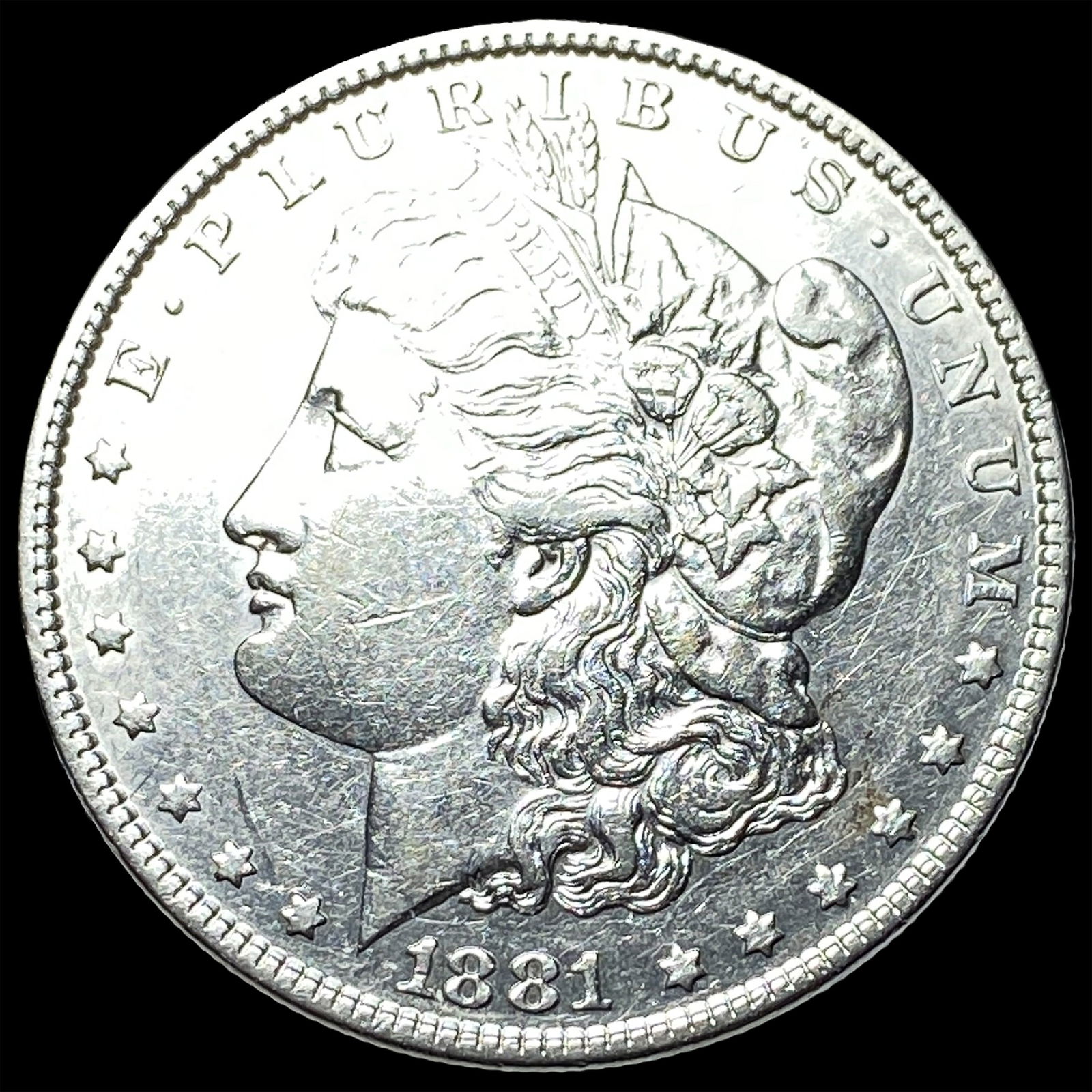 1881 Morgan Silver Dollar CLOSELY UNCIRCULATED (1 of 2)