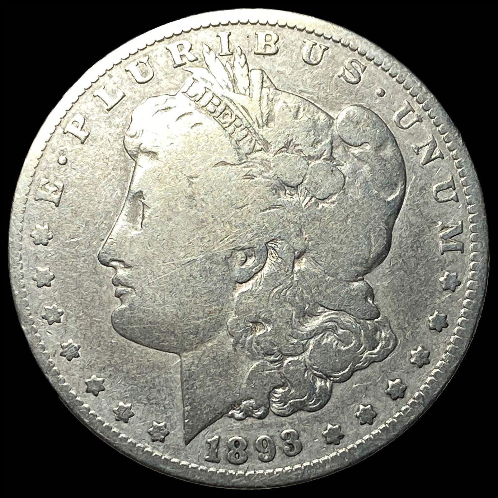 1893-O Silver Morgan Dollar NICELY CIRCULATED (1 of 2)