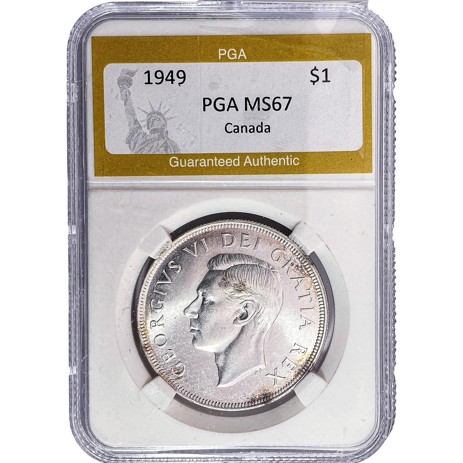 1949 Canada Silver Dollar PGA MS67: 1949 Canada Silver Dollar PGA MS67